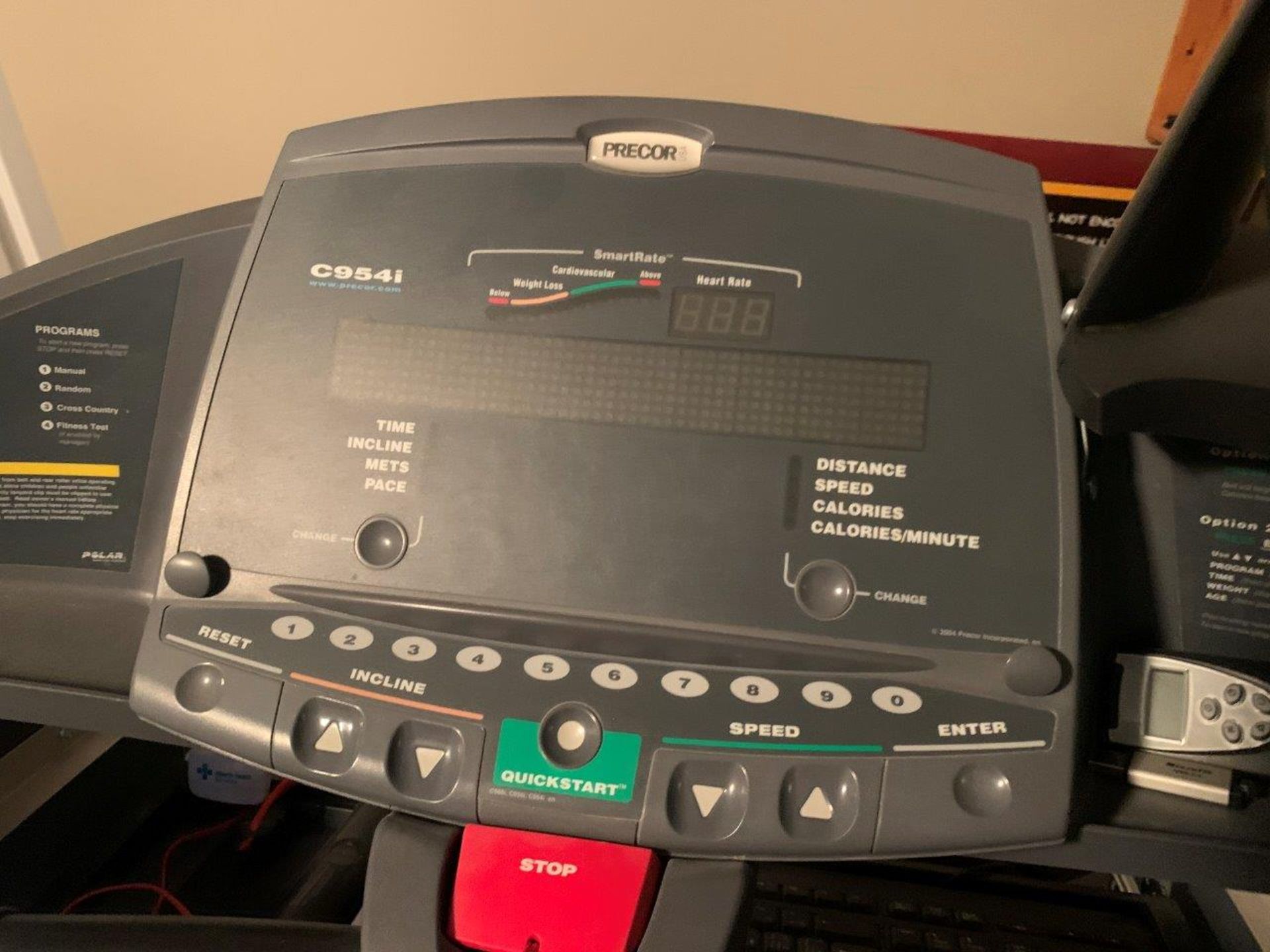 PRECOR C9541 TREADMILL - Image 3 of 3