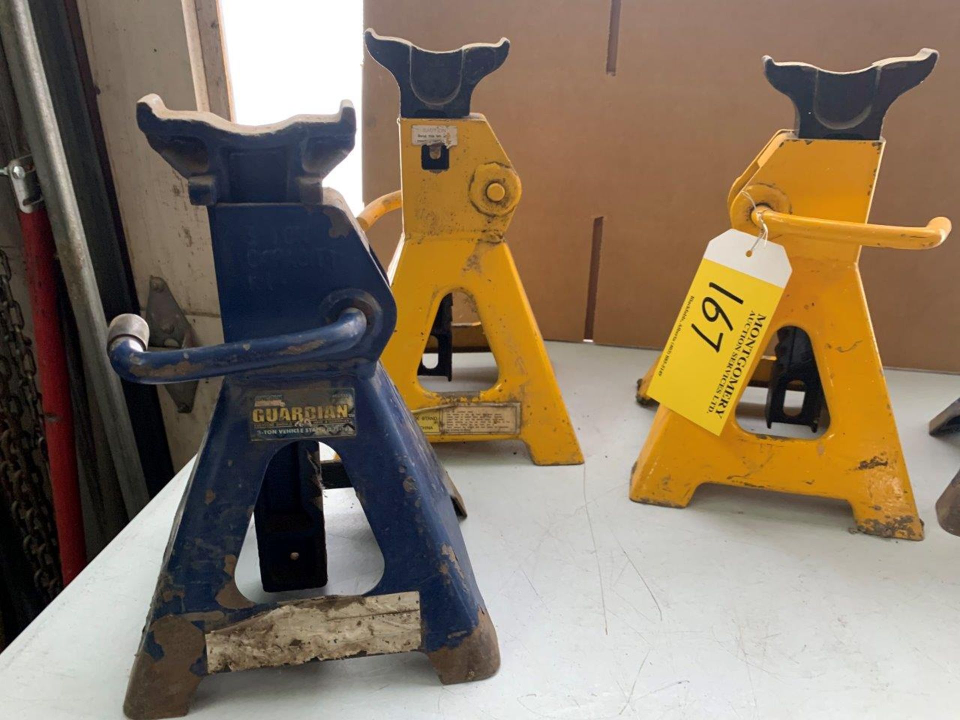 4-THREE TON JACK STANDS - Image 2 of 3