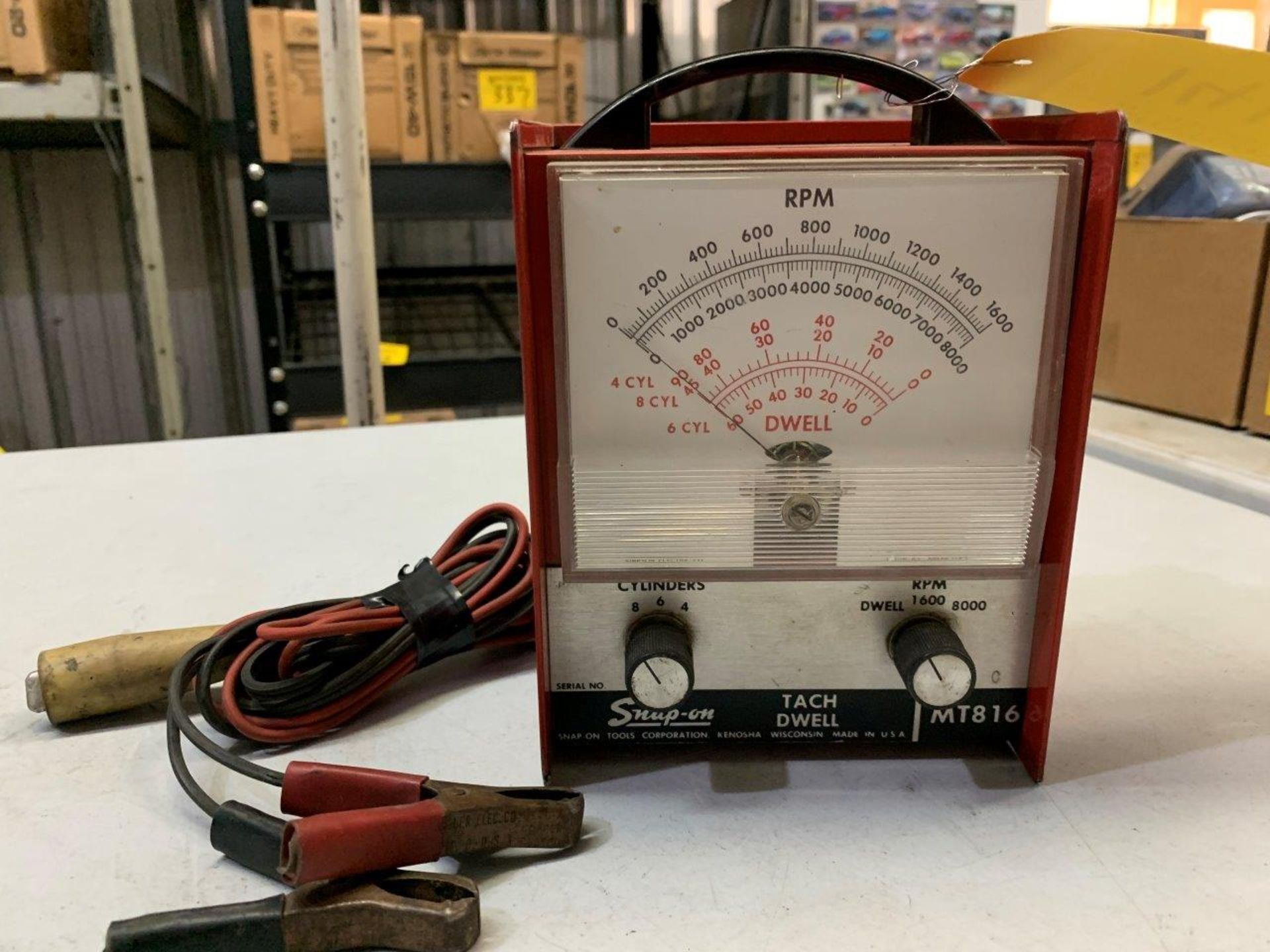 SNAP-ON MT816 TECH DWELL TACHOMETER - Image 2 of 3