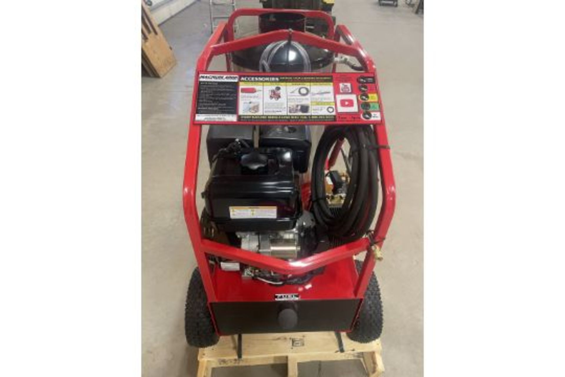 EASY KLEEN MAGNUM 4000 HOT WATER PRESSURE WASHER, - NOTE "NO OIL IN ENGINE OR PUMP" - Image 2 of 9