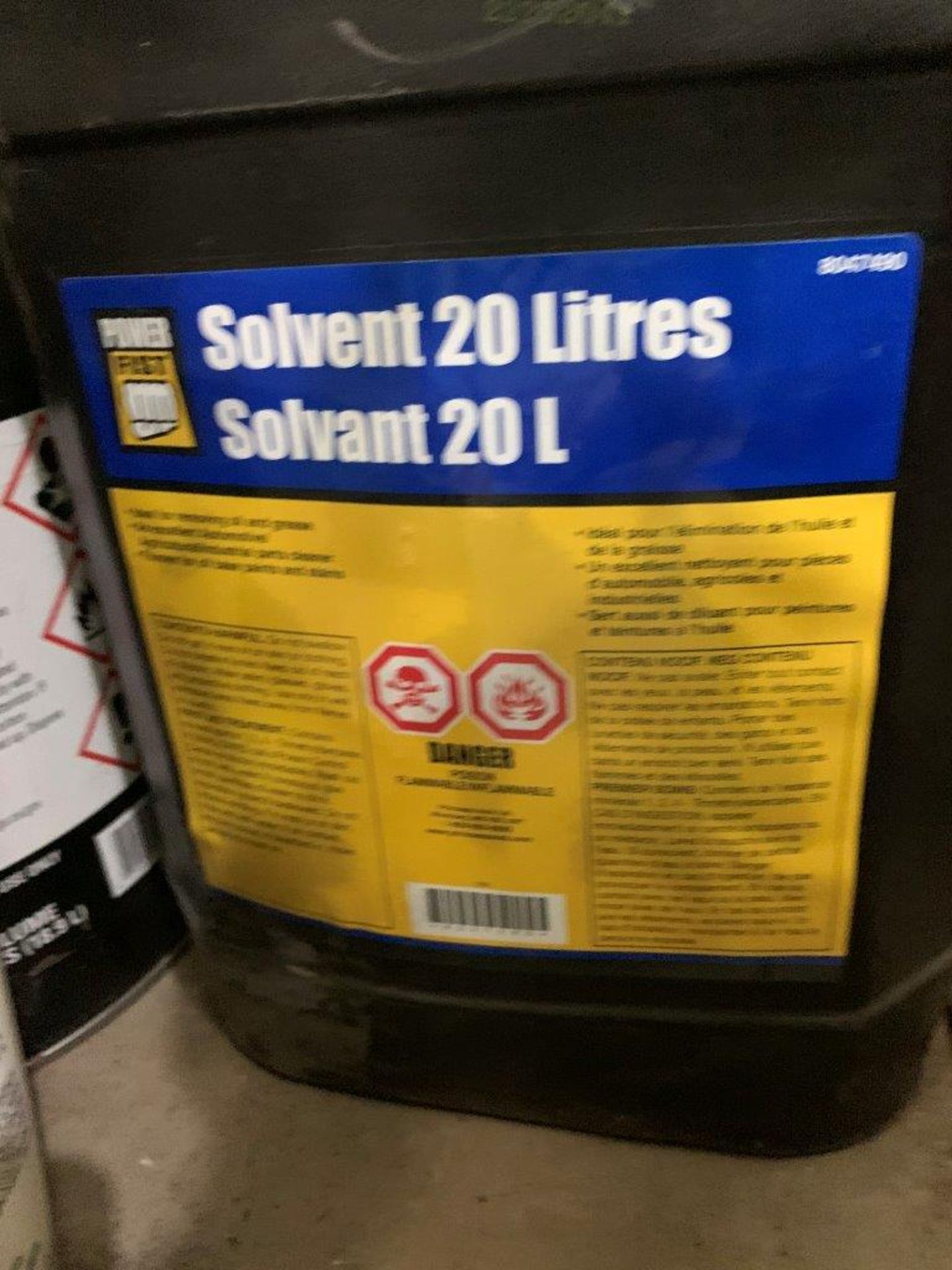 POWER FIST SOLVENT, PARTS CLEANING SOLVENT, THOMPSONS WATER SEAL, DRIVEWAY SEALANT, ETC. - Image 2 of 3