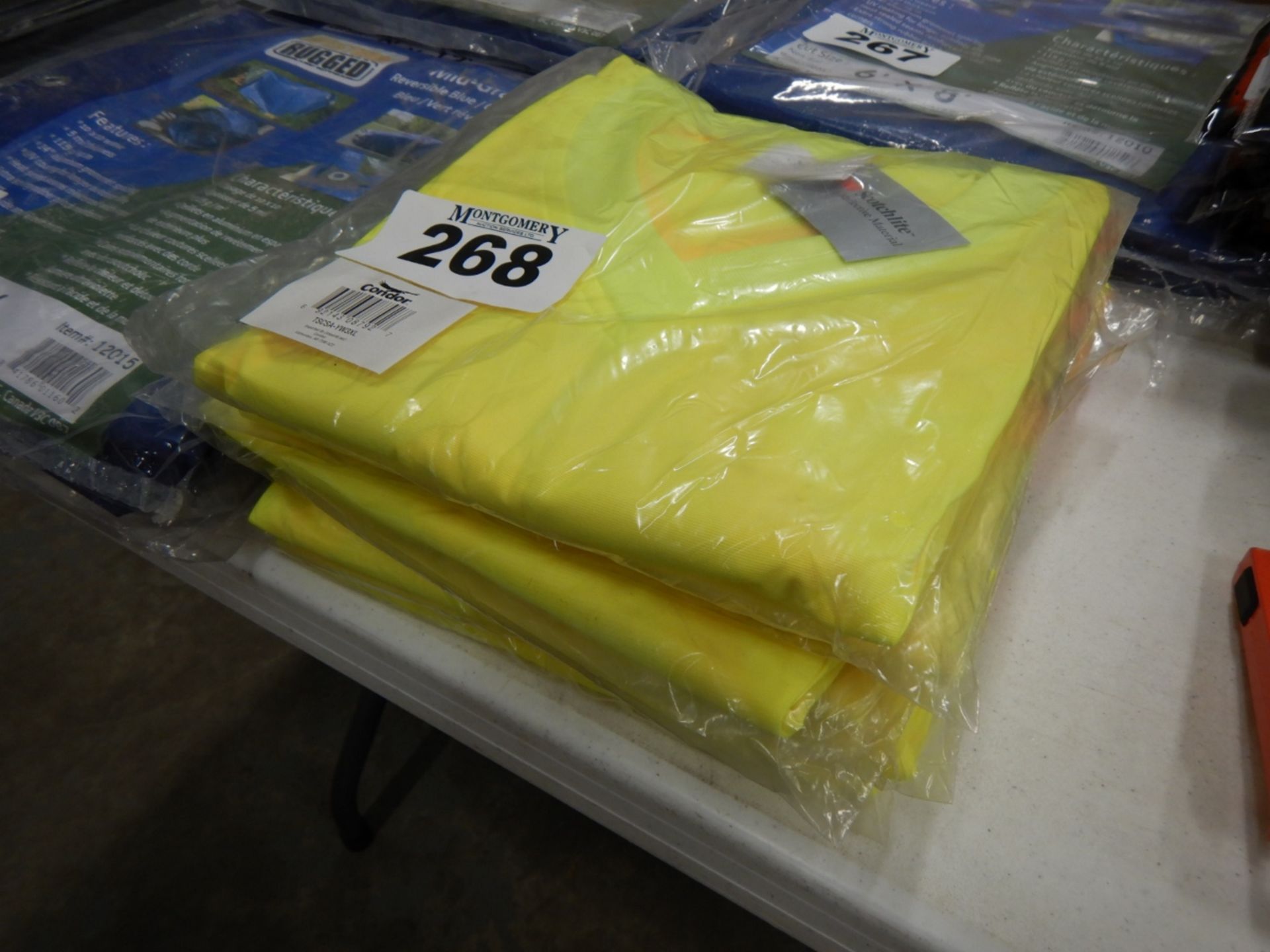 6-CONDOR SAFETY T-SHIRT, HIGH VIZ, SCOTCHLITE, XXXL