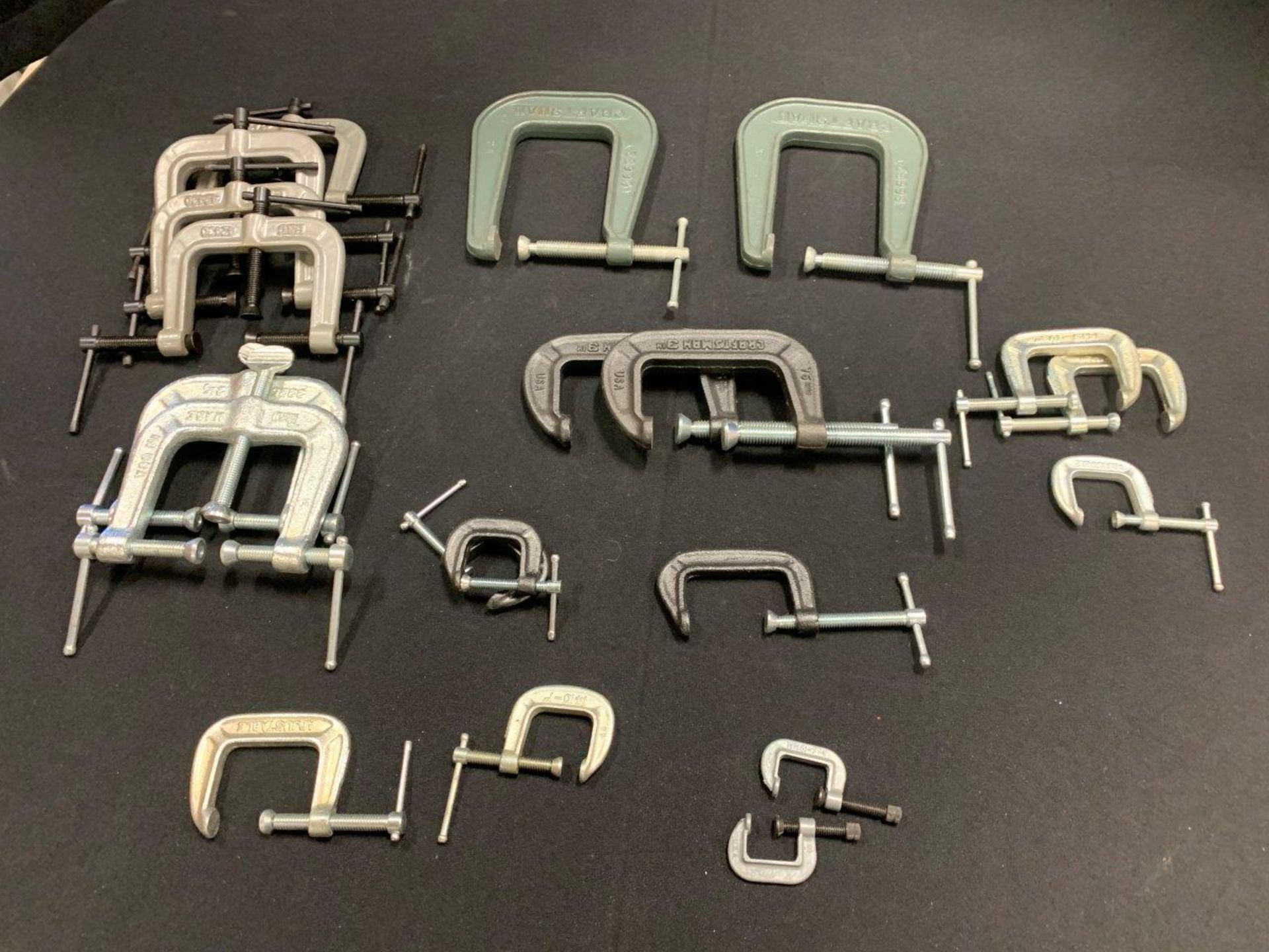 L/O ASSORTED C-CLAMPS