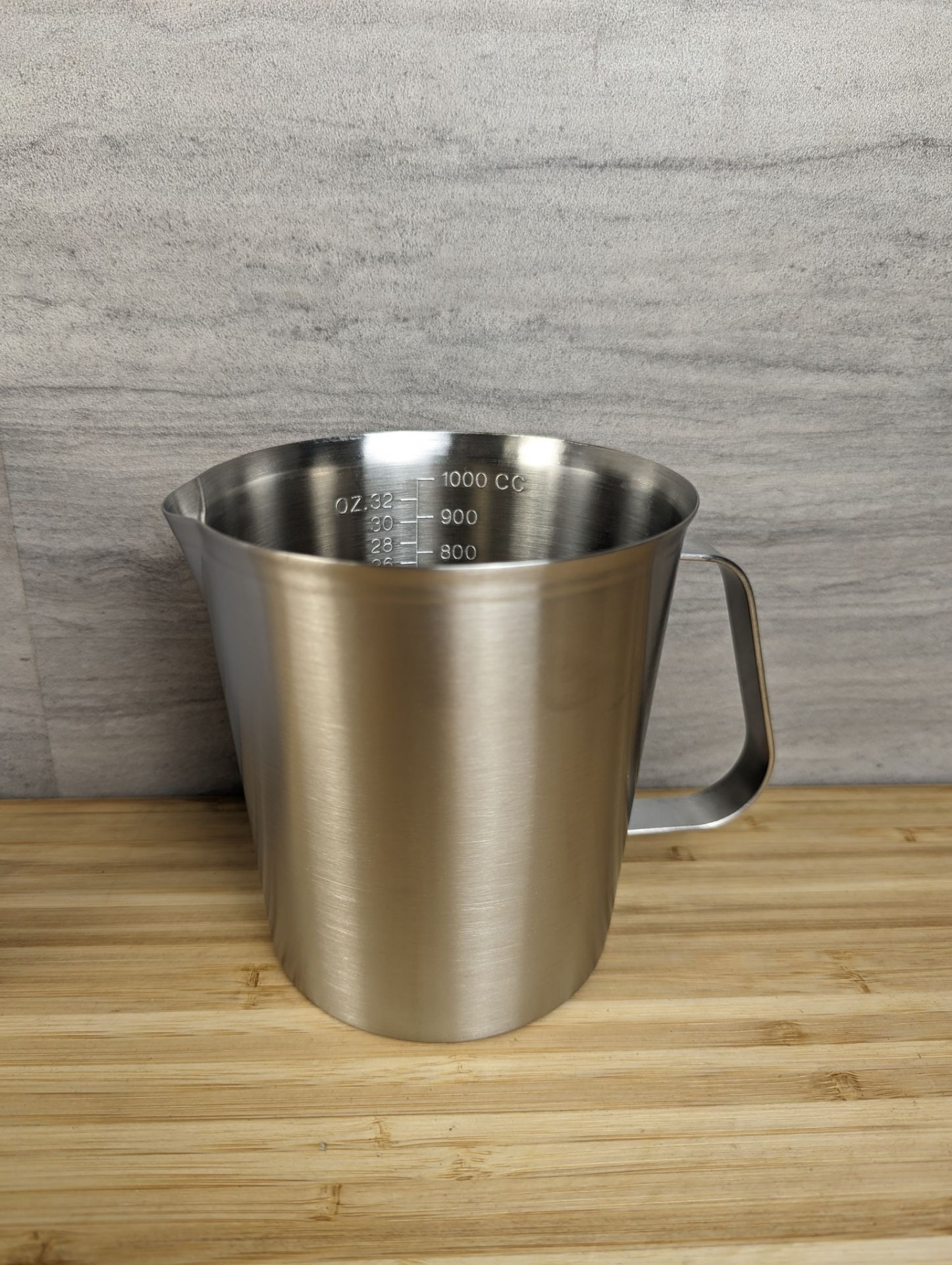 1000ML STAINLESS STEEL MEASURING CUPS - LOT OF 2 - Image 2 of 3