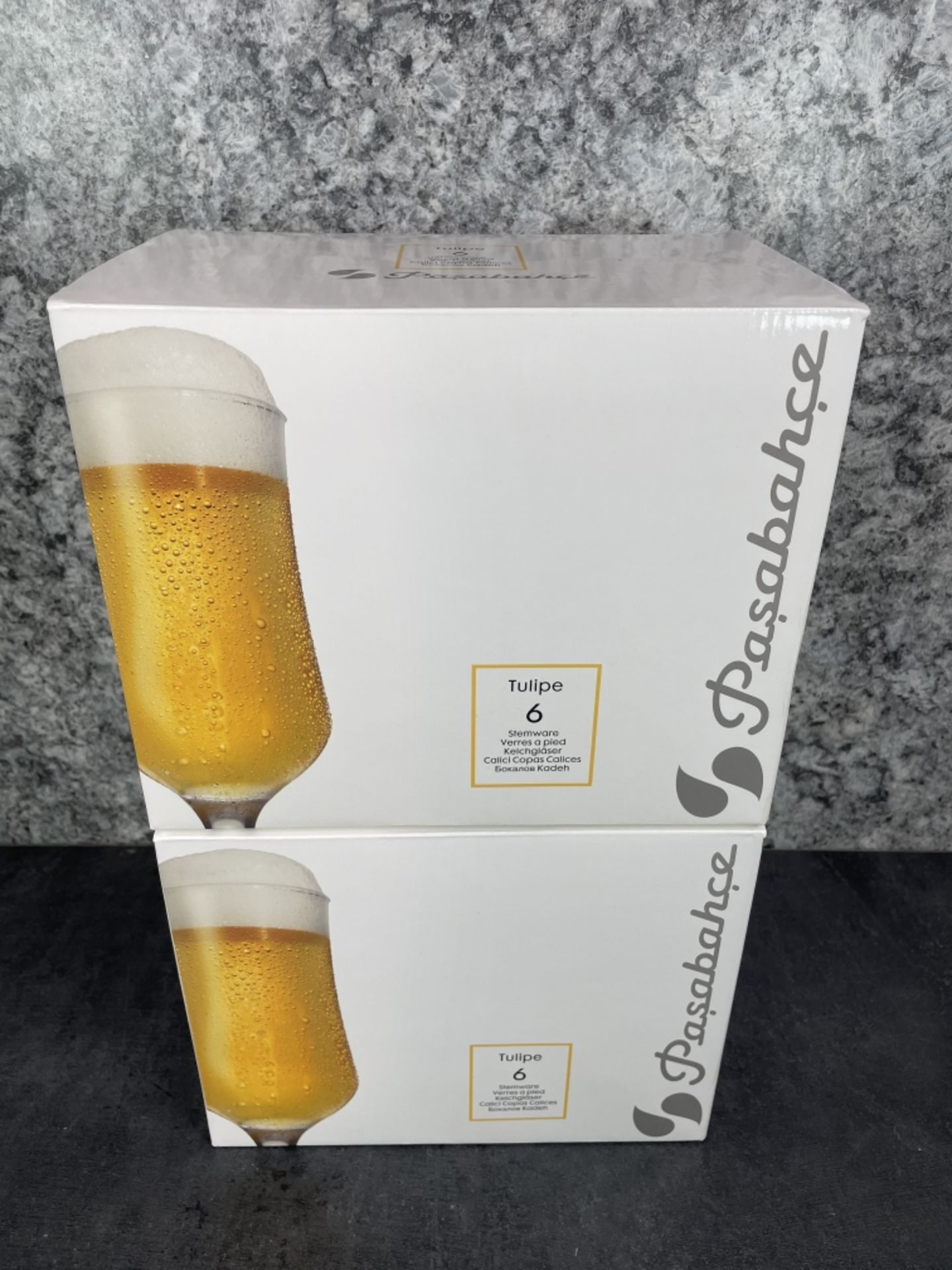 13OZ TULIPE BEER GLASSES - LOT OF 12 - Image 3 of 3