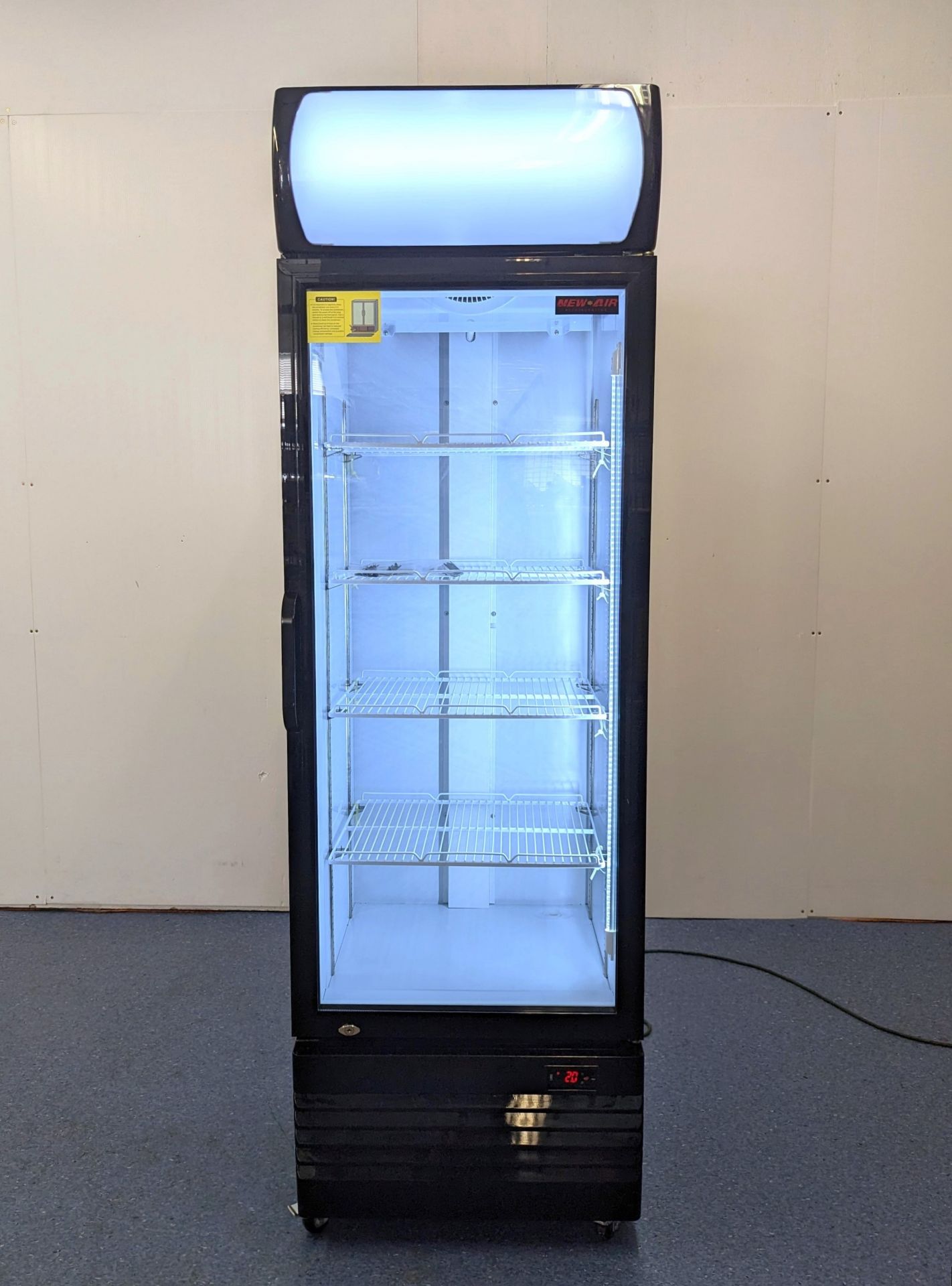 NEW AIR NGR-36-H 24" SINGLE GLASS DOOR DISPLAY COOLER - Image 3 of 7