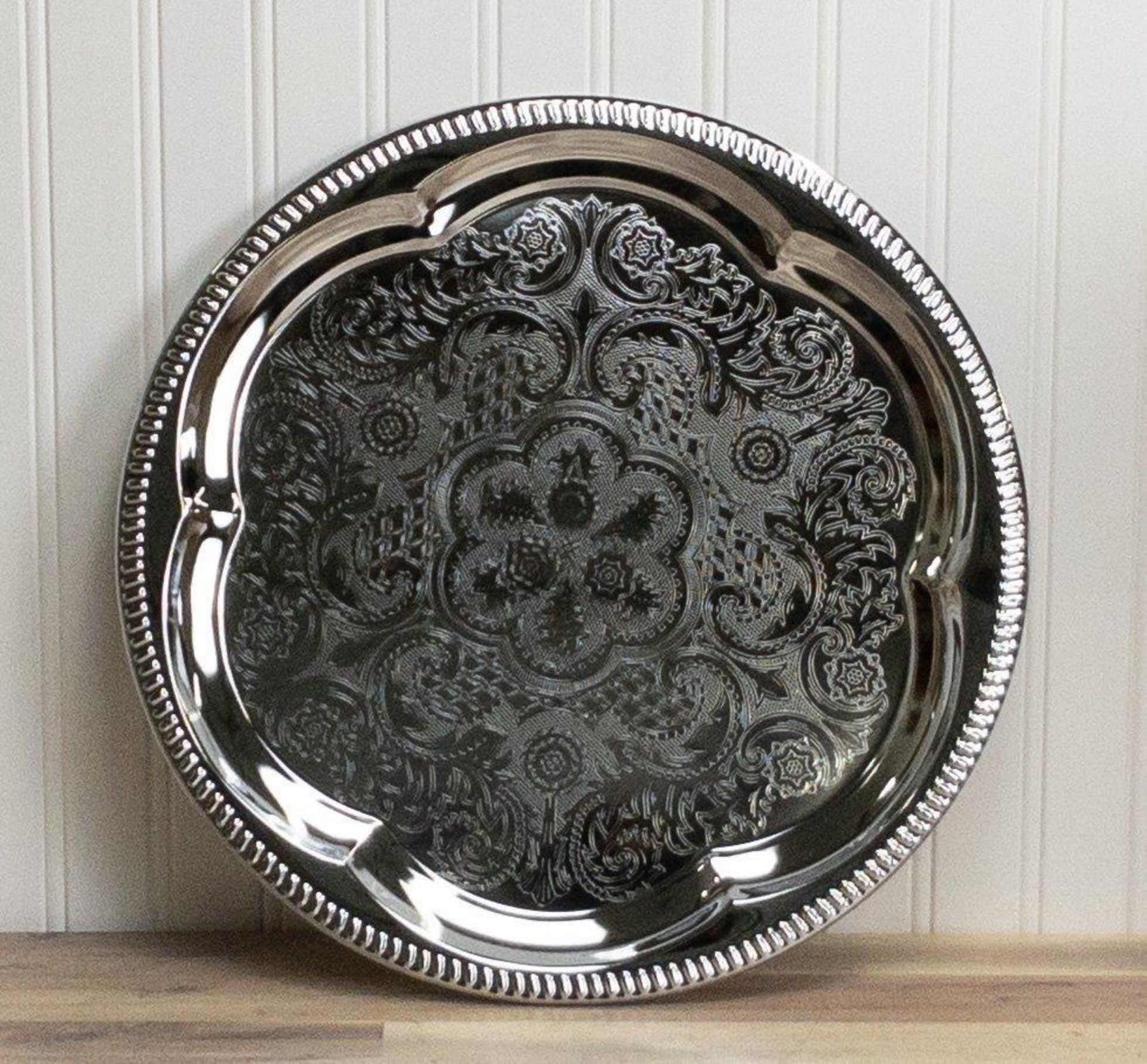 14" ROUND SERVING TRAYS - LOT OF 48