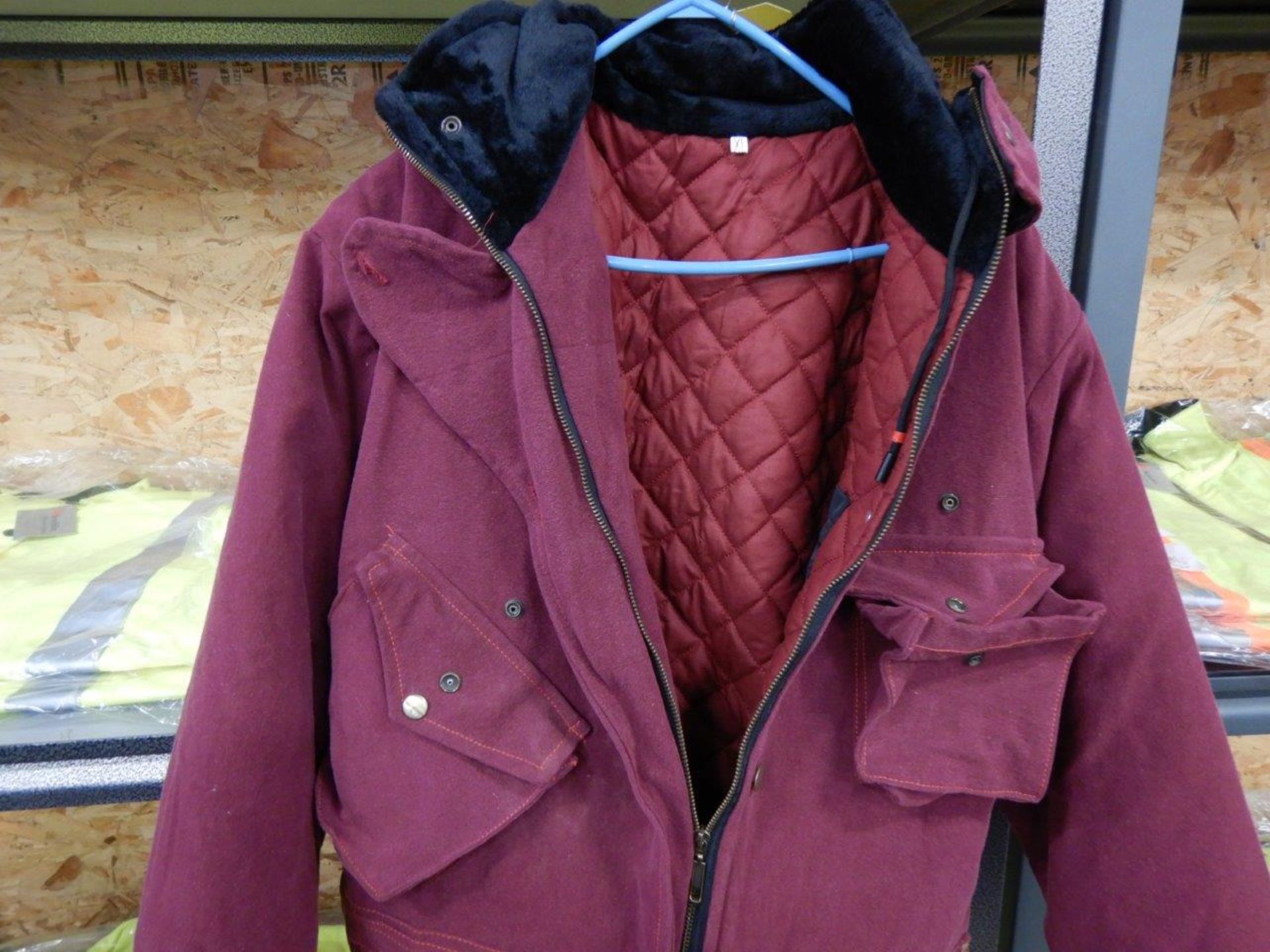 PINK TURTLE SHELL EGYPTIAN COTTON, ALBERTA FARMER DESIGNED, WINTER WORK JACKET, SZ XL (FITS SMALL) - Image 2 of 3