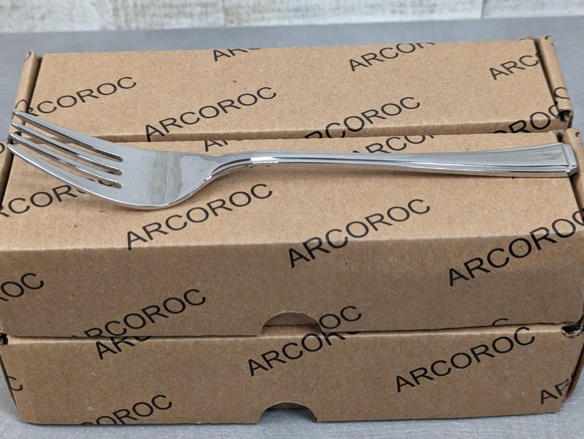 TAYLOR SALAD/DESSERT FORKS, ARCOROC FK629 - LOT OF 48