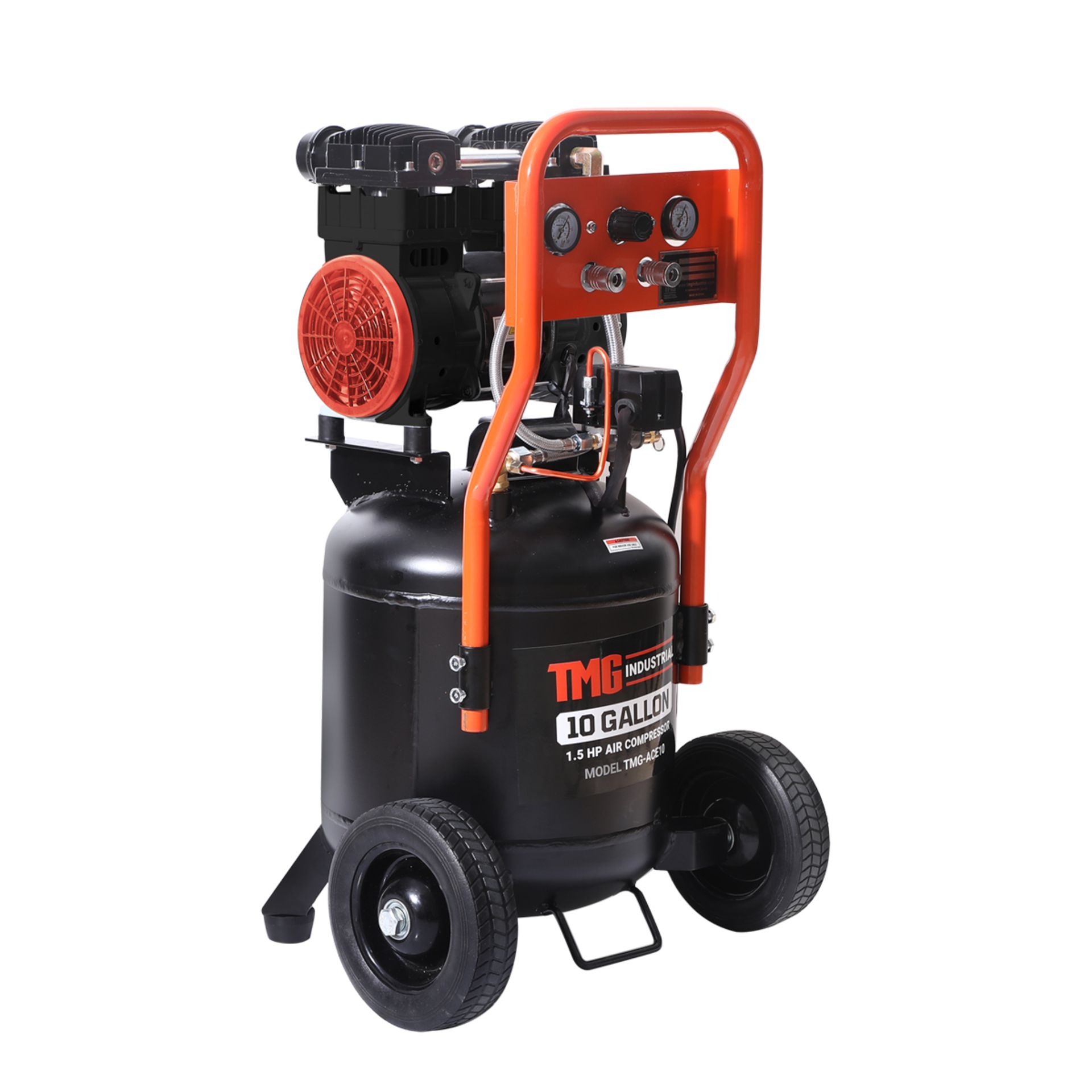 TMG-ACE10 PORTABLE ELECTRIC AIR COMPRESSOR-1.5HP 1 TMG-ACE10 TMG INDUSTRIAL 10 GALLON 1.5 HP - Image 8 of 12