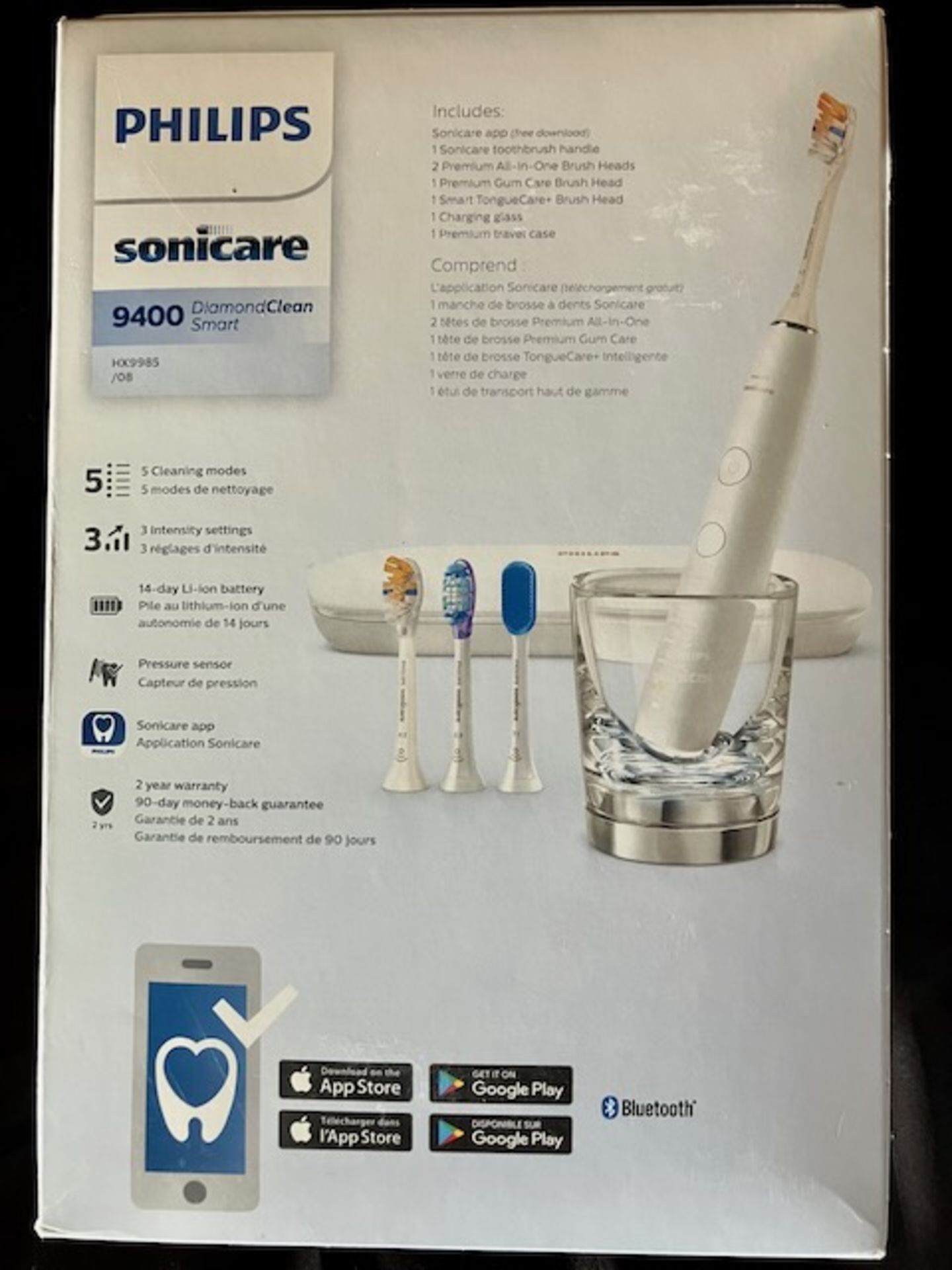 SONICARE 9400 DIAMOND CLEAN SMART POWER TOOTHBRUSH - Image 2 of 4