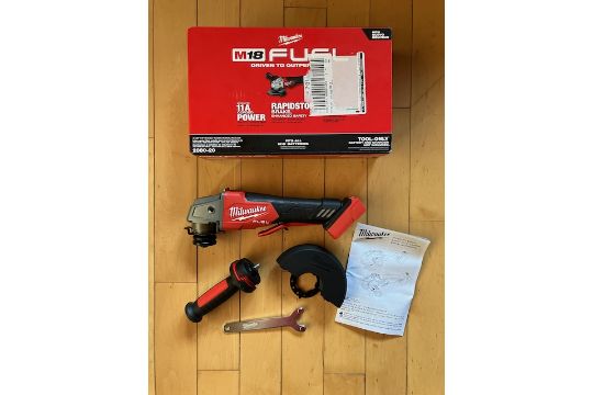 MILWAUKEE M18 FUEL 4 1/2"/ 5" GRINDER PADDLE SWITCH , NO-LOCK (2880-20). - Image 3 of 3