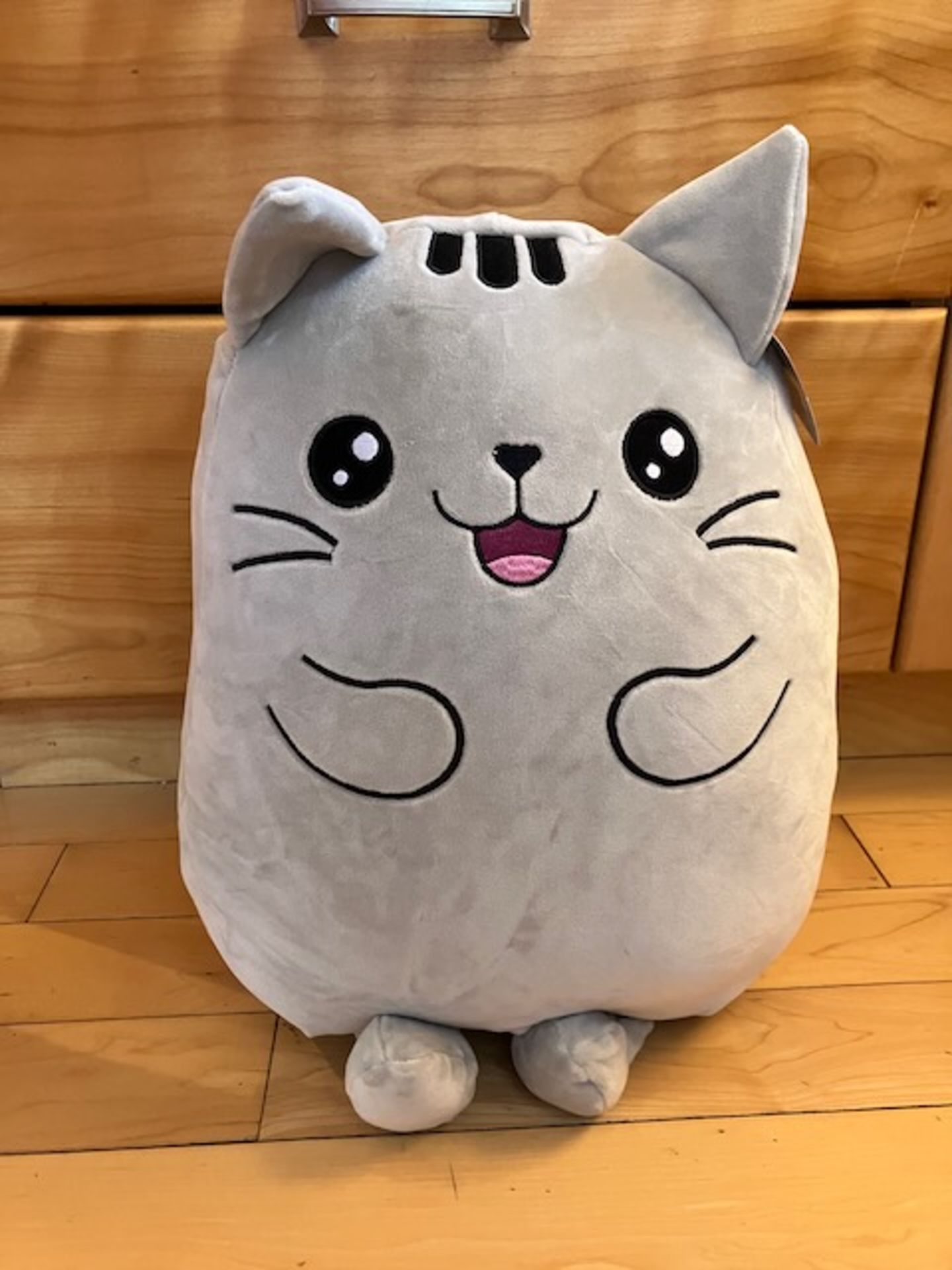 KID CONNECTION PLUSH HAPPY KITTY (15" high)