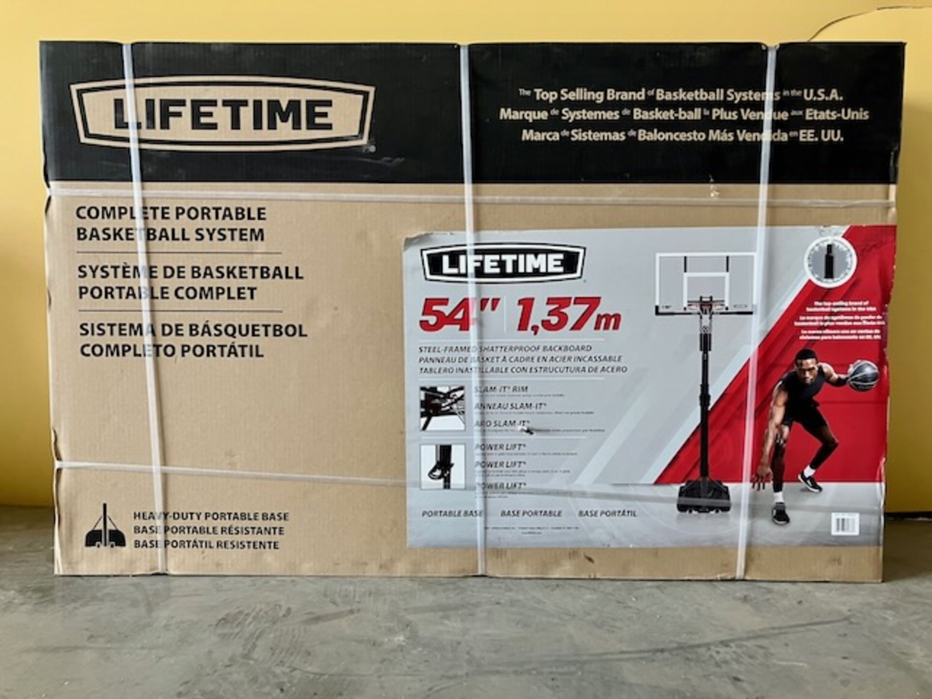 LIFETIME COMPLETE PORTABLE 54" BASKETBALL SYSTEM