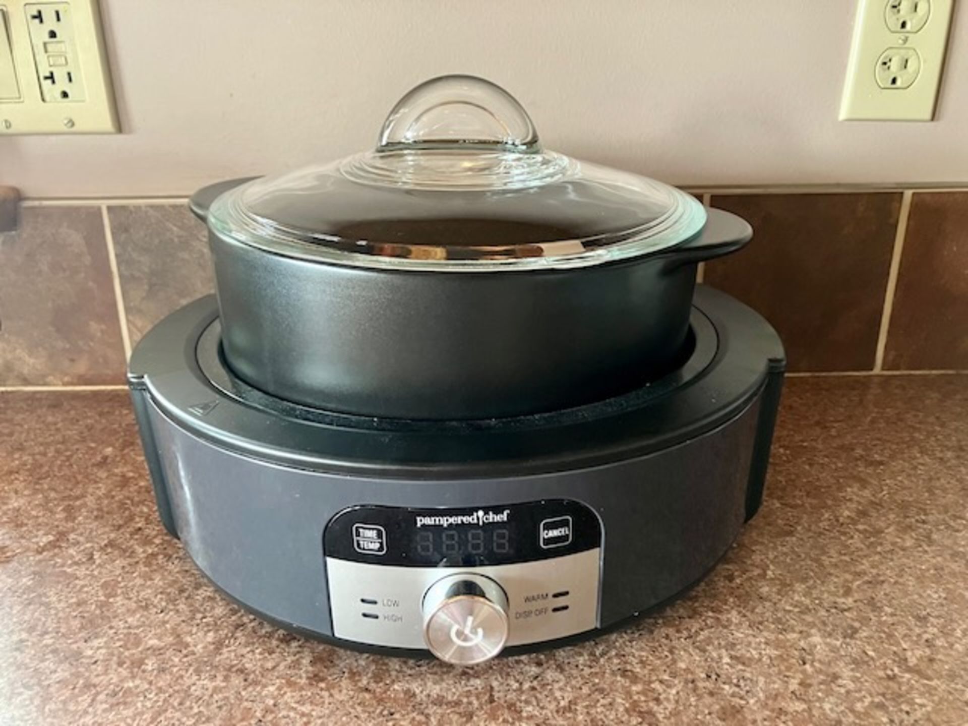 PAMPERED CHEF 4 QT ROCKCROK SLOW COOKER SET - Image 3 of 3