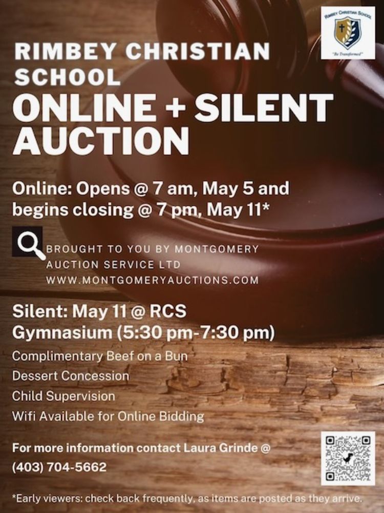 RIMBEY CHRISTIAN SCHOOL - FUNDRAISING AUCTION