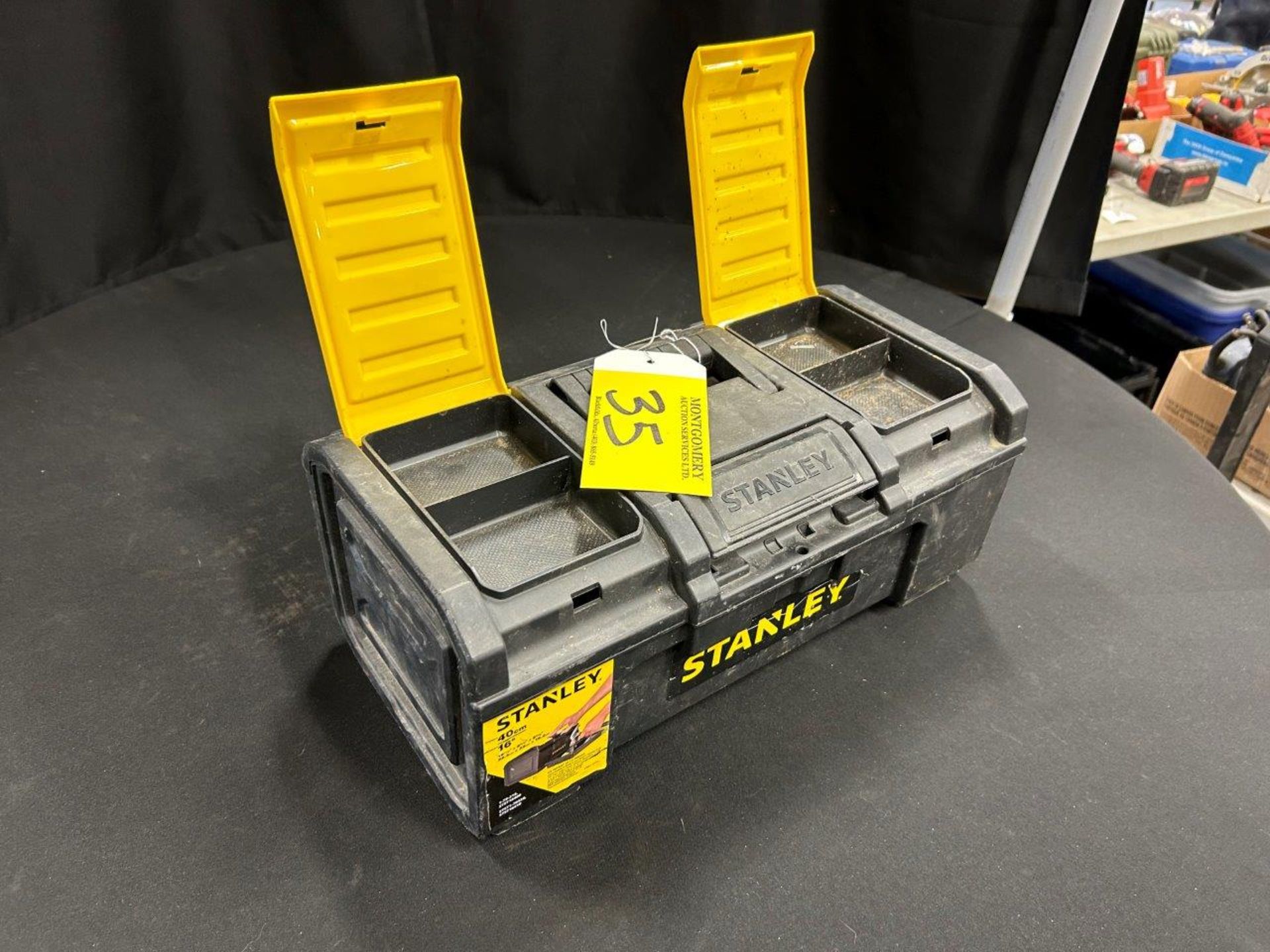 2-STANLEY POLY TOOLBOXES 15"X6"X8" INCLUDING CONTENTS - A40 - Image 7 of 7