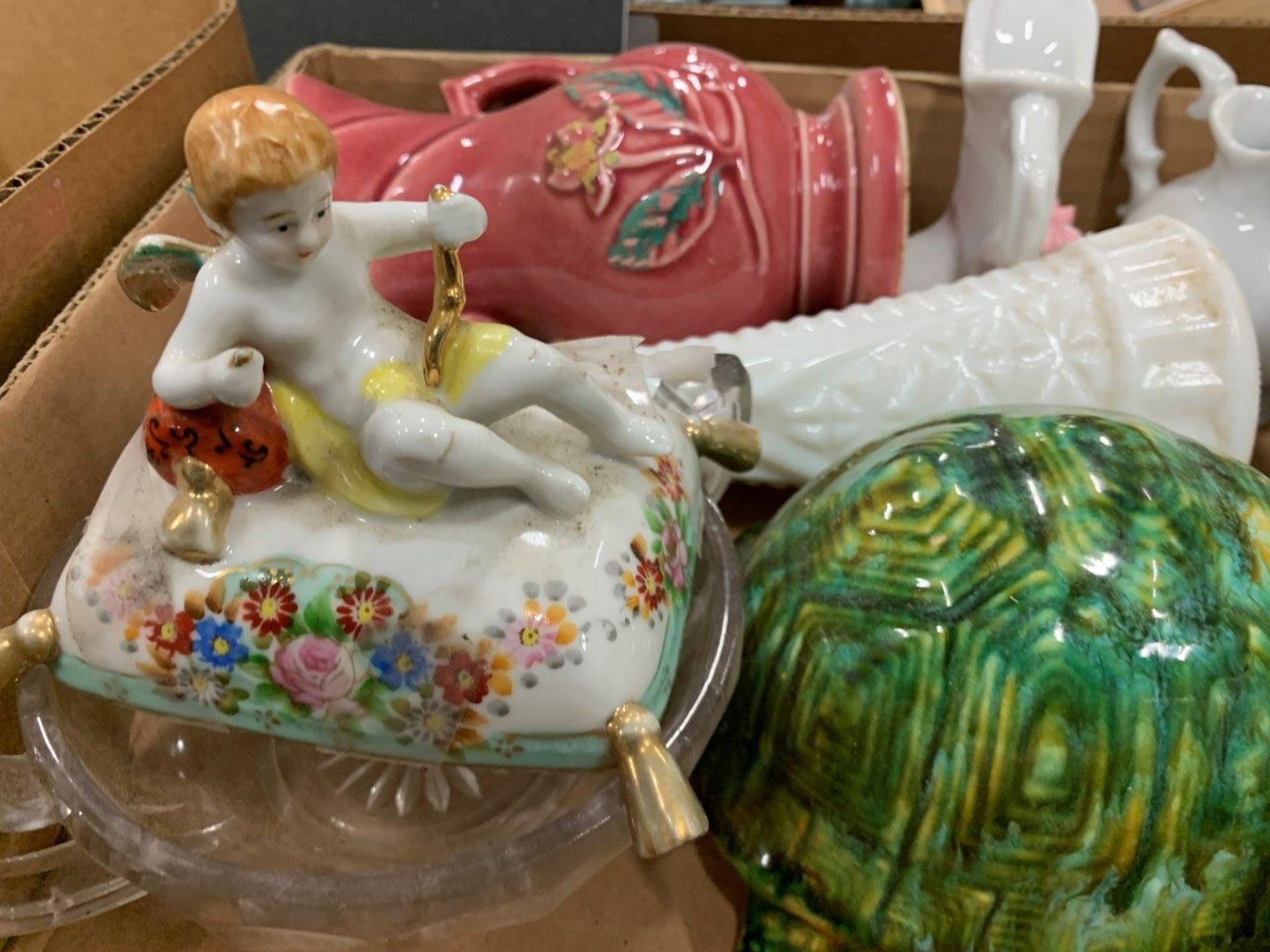 L/O ASSORTED FIGURINES, VASES, ETC. - Image 2 of 4