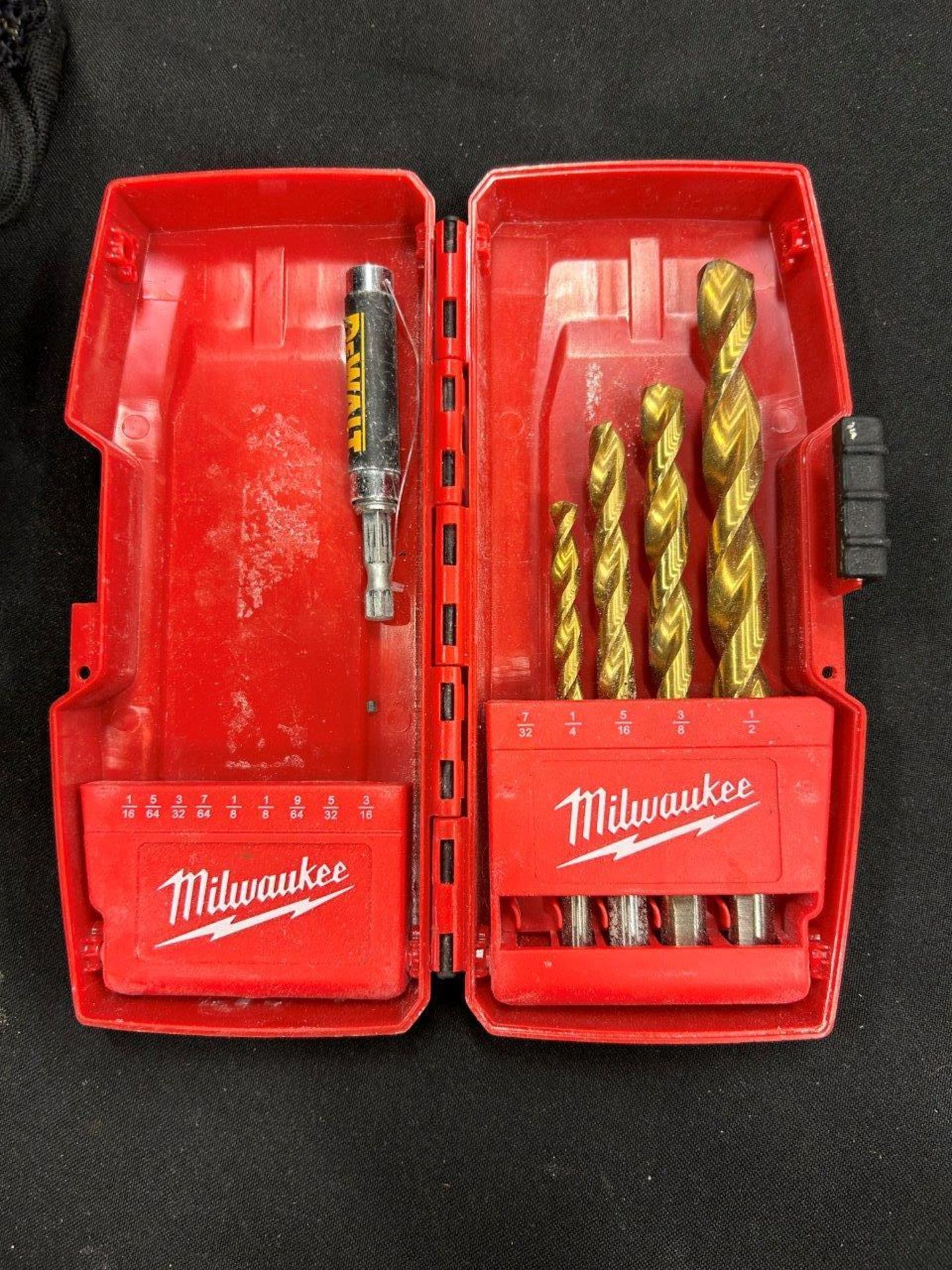 L/O ASSORTED HAND TOOLS, DRILL BITS, ETC. IN JOBMATE CARRY BAG - A56 - Image 4 of 4