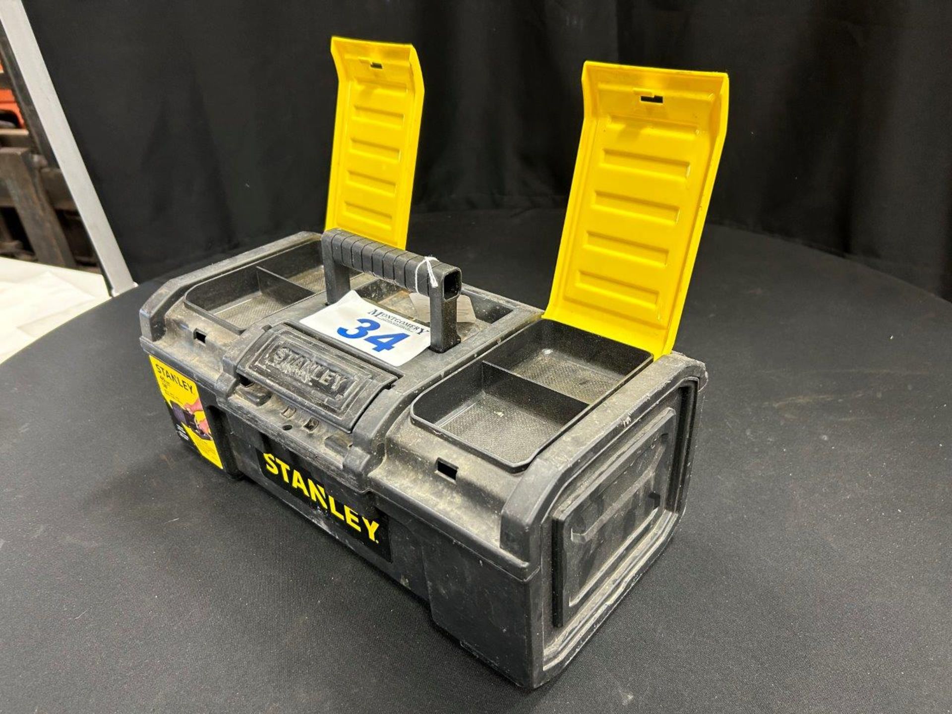 2-STANLEY POLY TOOLBOXES 15"X6"X8" INCLUDING CONTENTS - A40