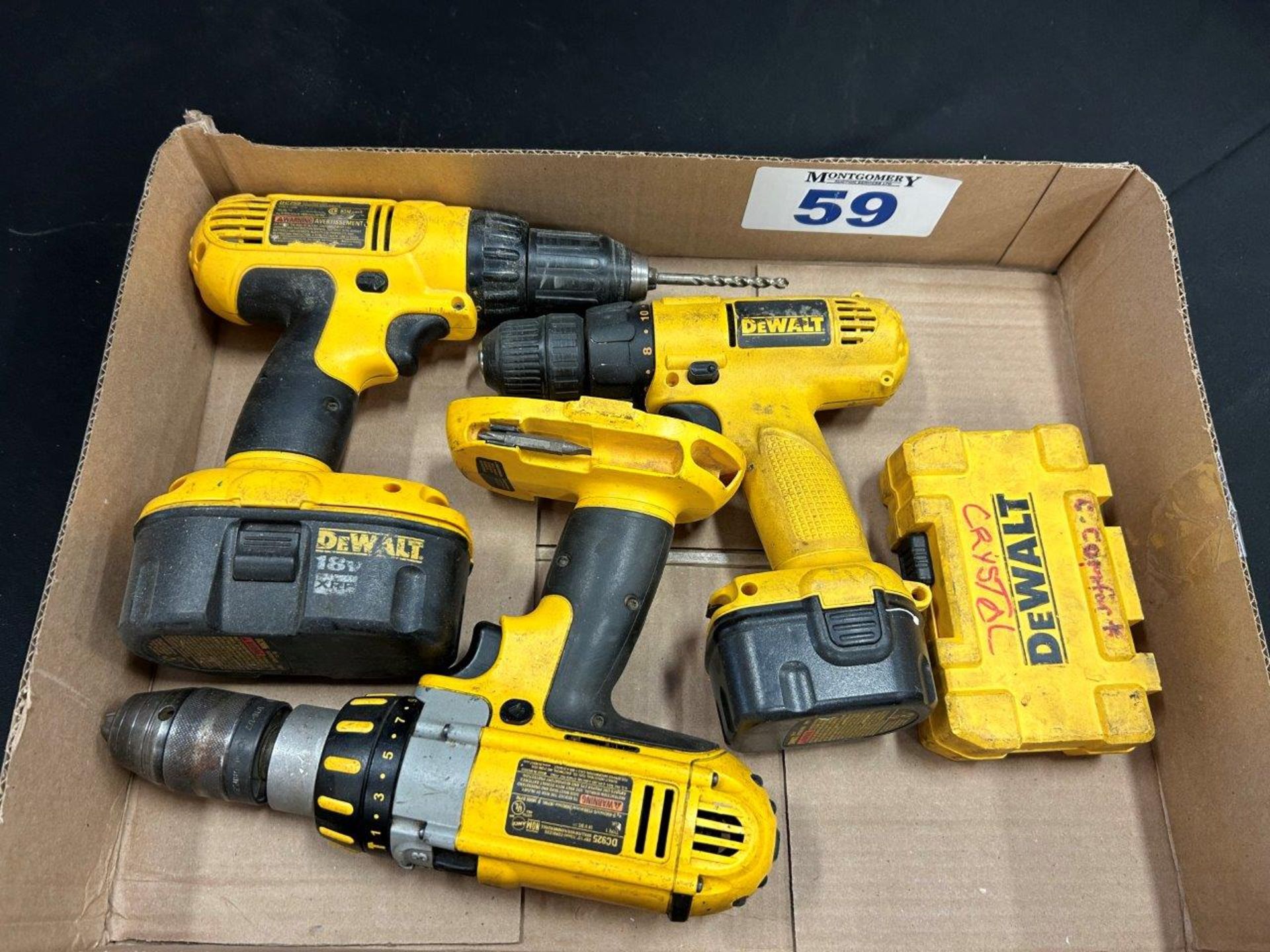 L/O DEWALT CORDLESS DRILLS - B75