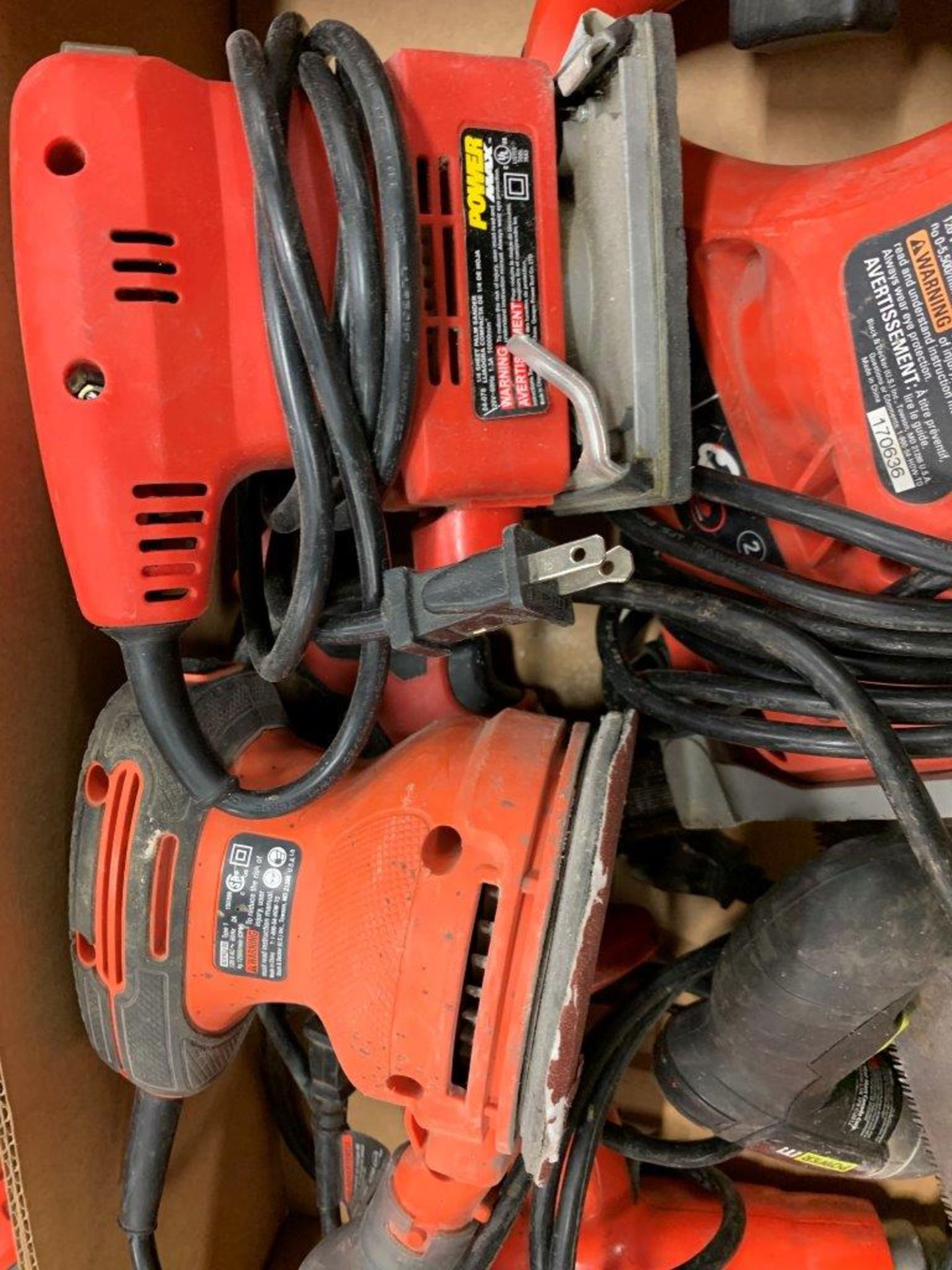 MILWAUKEE 12V CORDLESS DRILL (NO BATTERY & CHARGER), BLACK & DECKER POWER HAND SAW, ORBITAL - Image 2 of 5