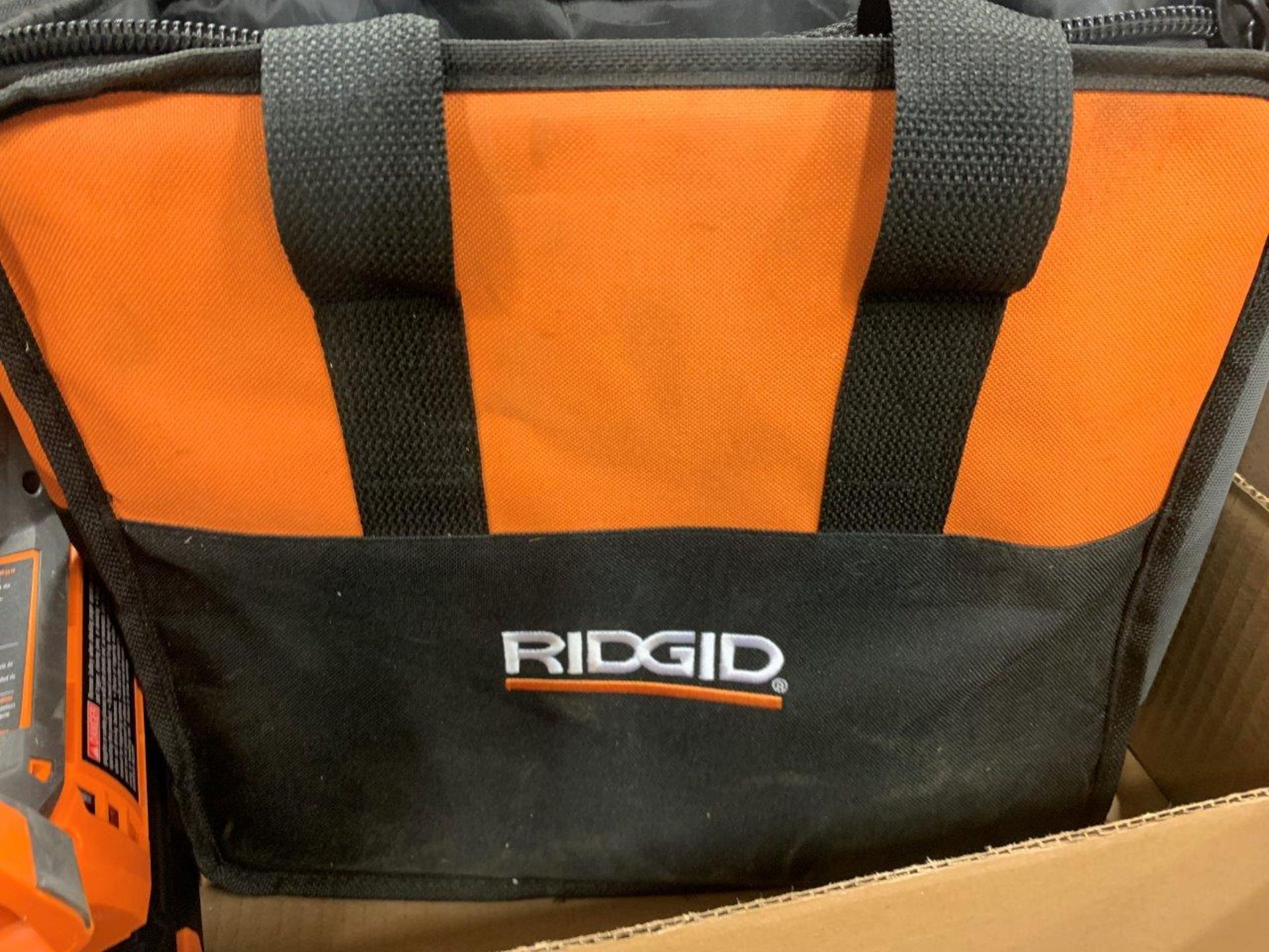 RIDGID HYPERDRIVE CORDLESS 18 GA. BRAD NAILER, IMPACT DRIVER, CARRY BAG (NO CHARGER) - Image 5 of 5