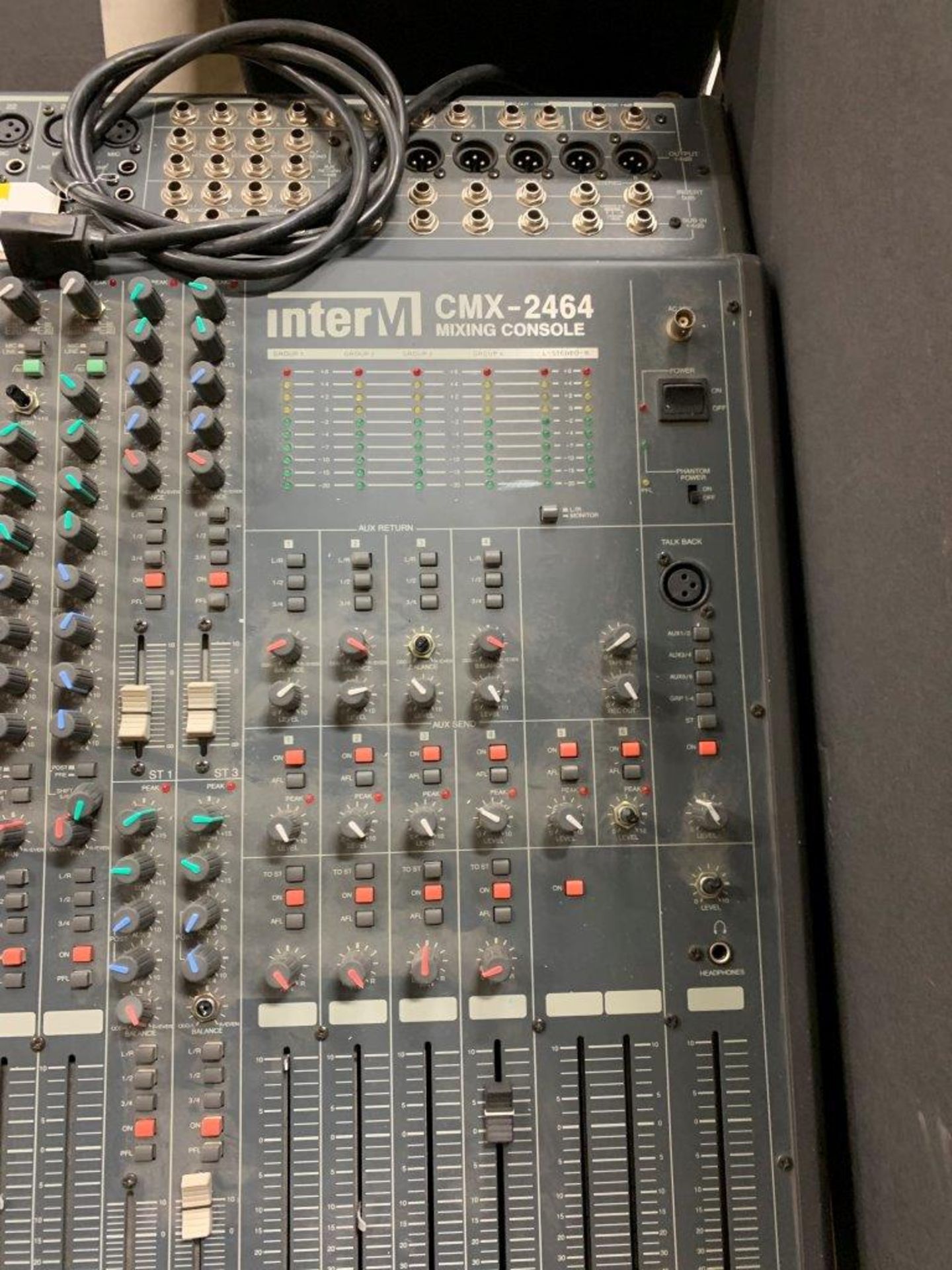 INTER M CMX -2464 AUDIO MIXING CONSOLE SOUND BOARD - Image 3 of 3