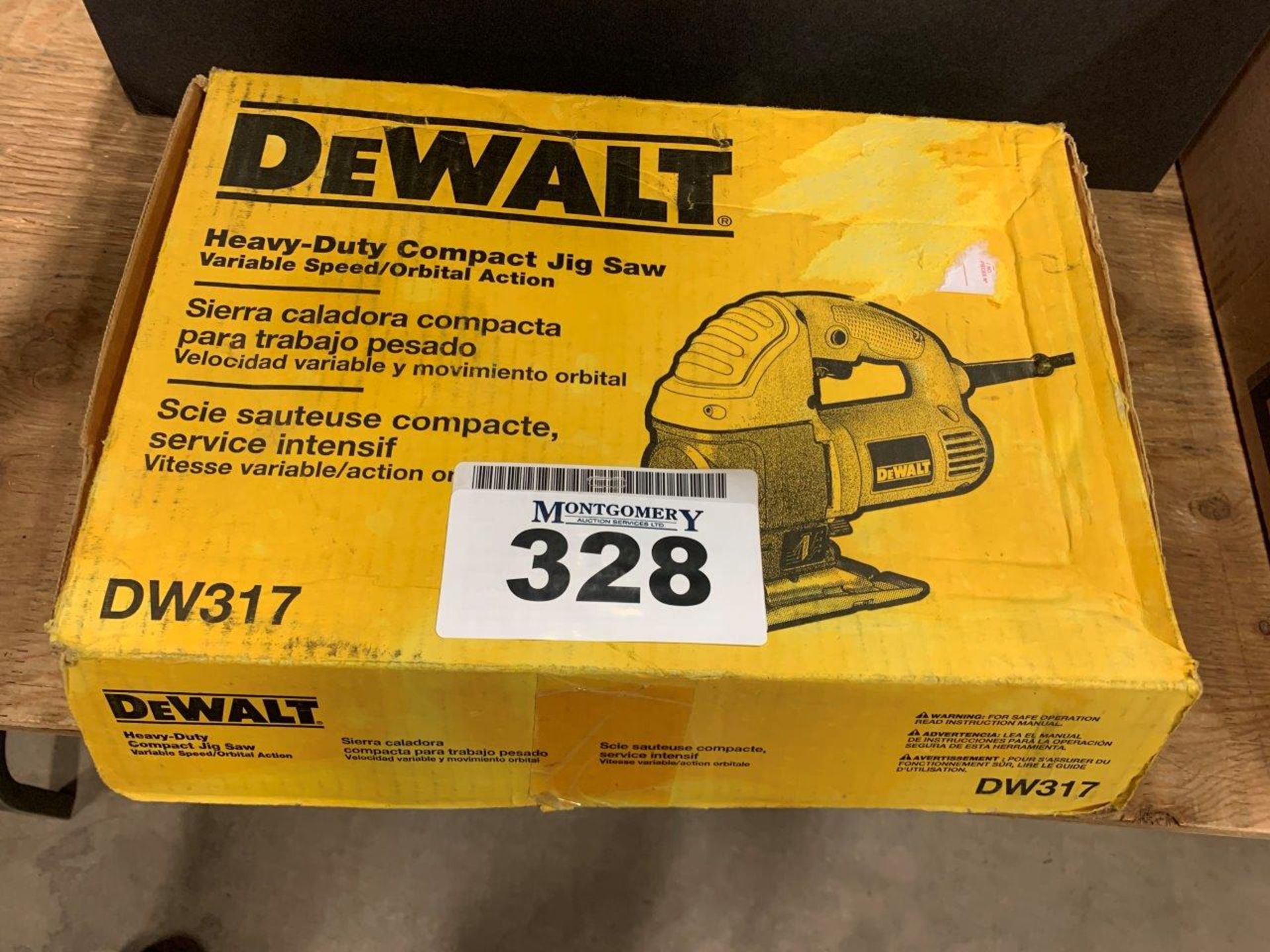 DEWALT DW317 ELEC. VARIABLE SPEED JIG SAW - Image 2 of 4