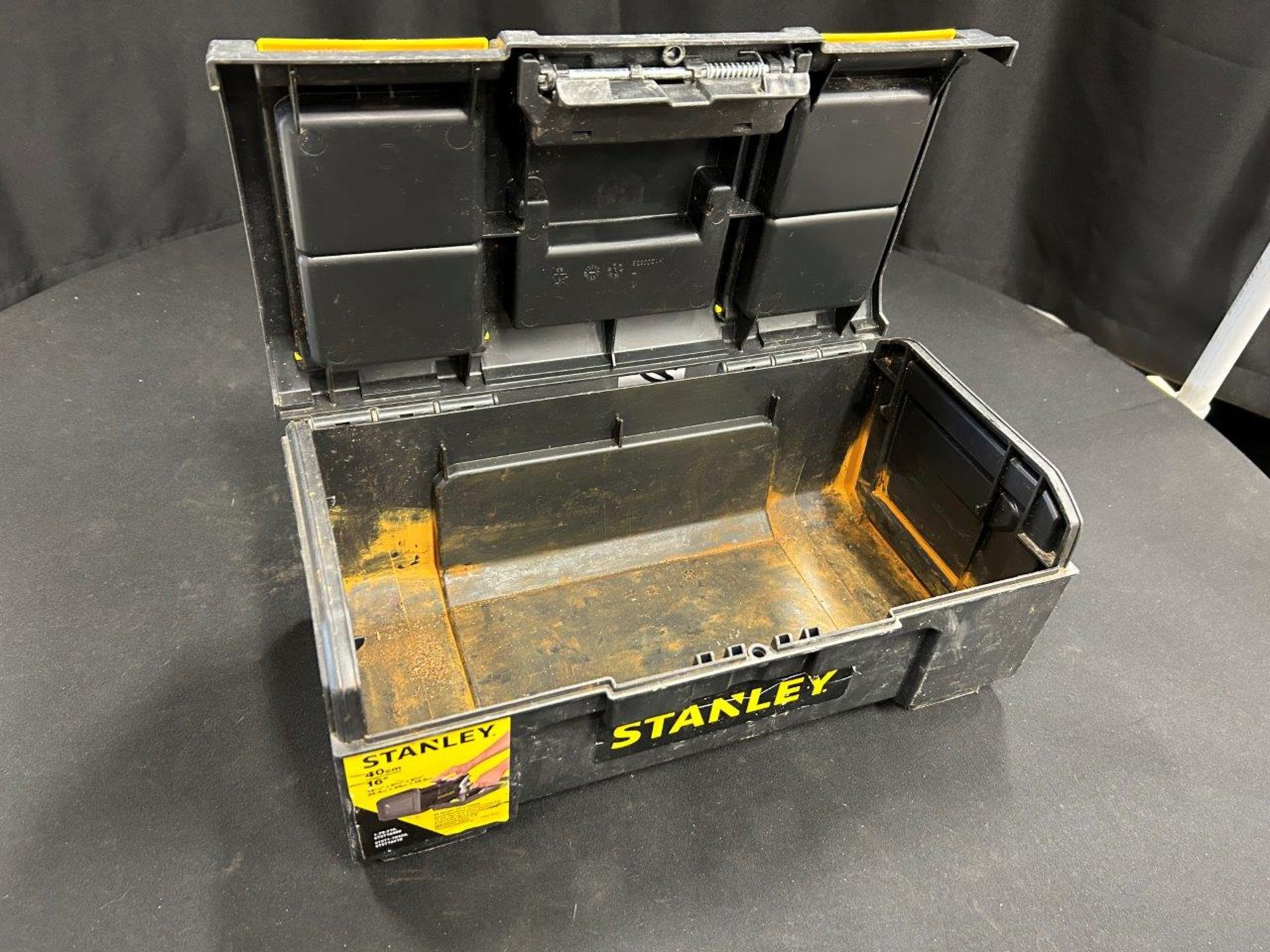 2-STANLEY POLY TOOLBOXES 15"X6"X8" INCLUDING CONTENTS - A40 - Image 2 of 7