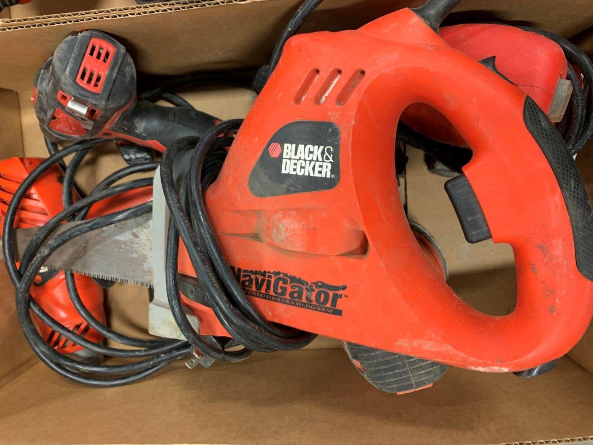 MILWAUKEE 12V CORDLESS DRILL (NO BATTERY & CHARGER), BLACK & DECKER POWER HAND SAW, ORBITAL - Image 5 of 5