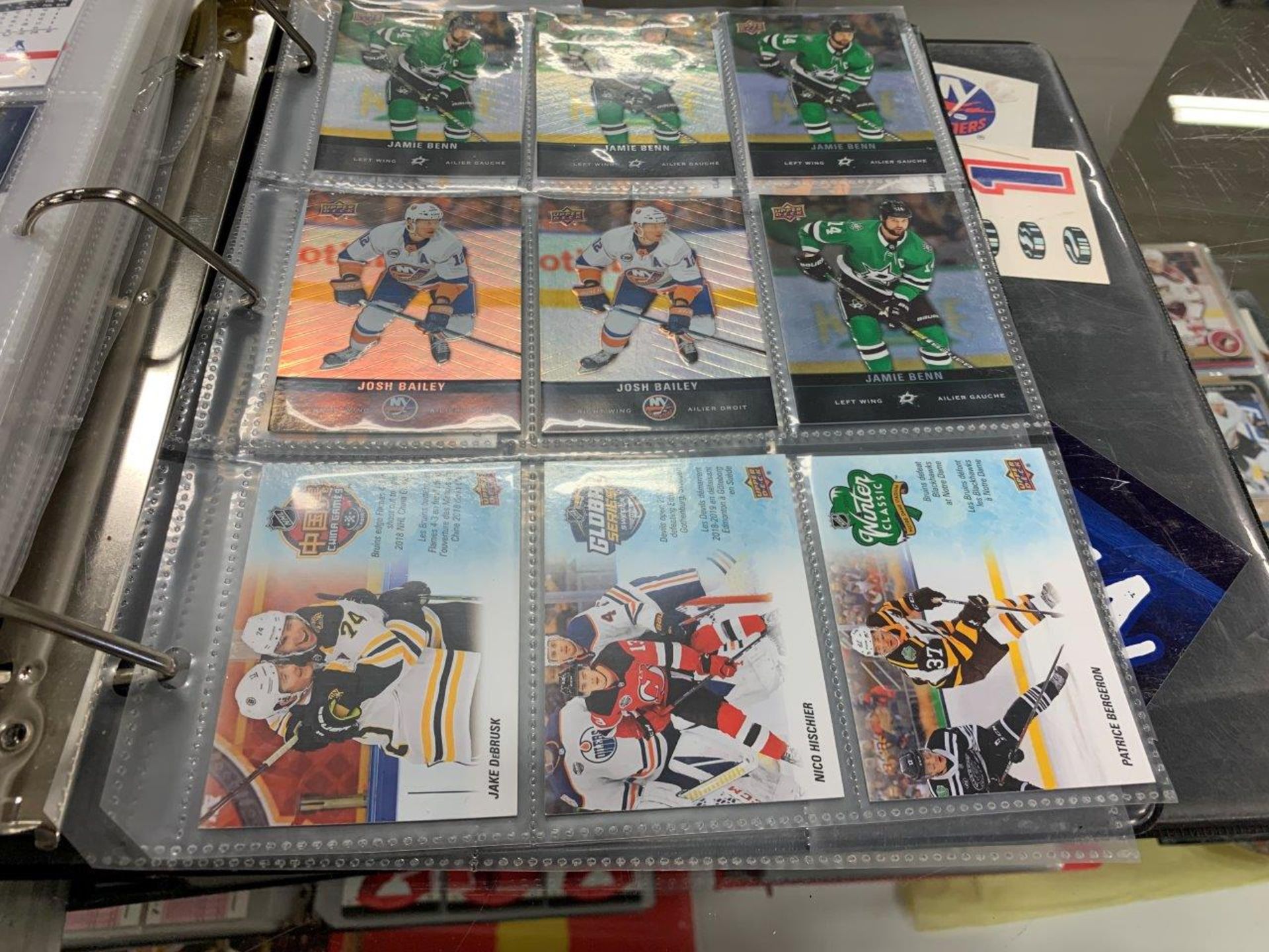 BINDER OF ASSORTED UPPER DECK HOCKEY CARDS - Image 5 of 6