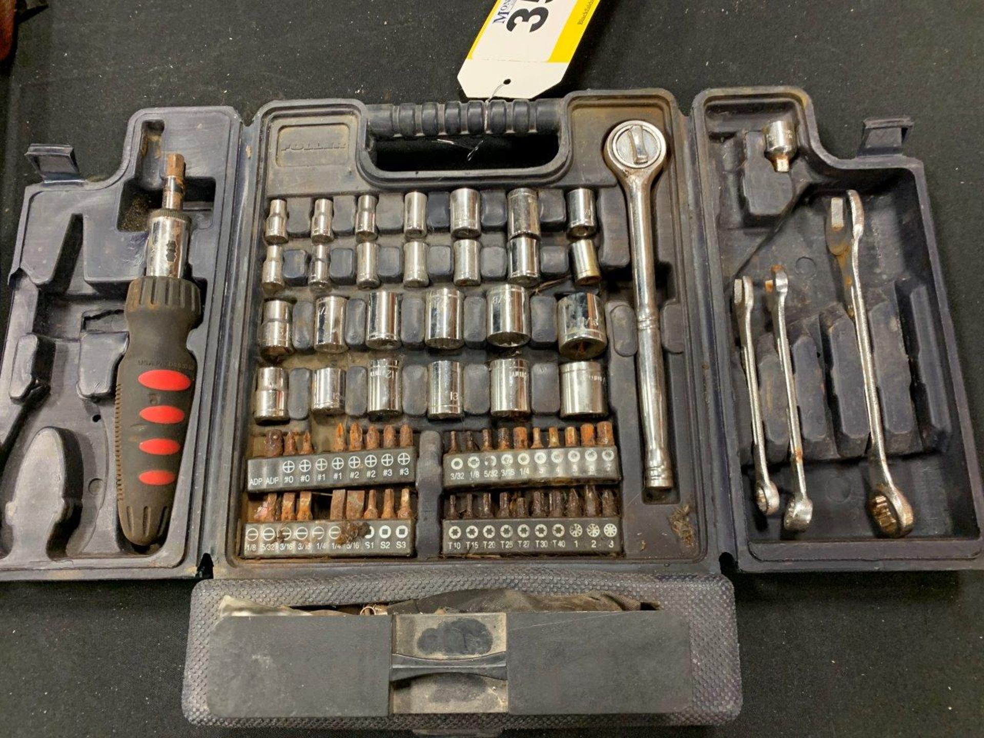 FULLER DRILL BIT ASSORTMENT AND PARTIAL 1/2" DRIVE SOCKET SET - Image 3 of 4