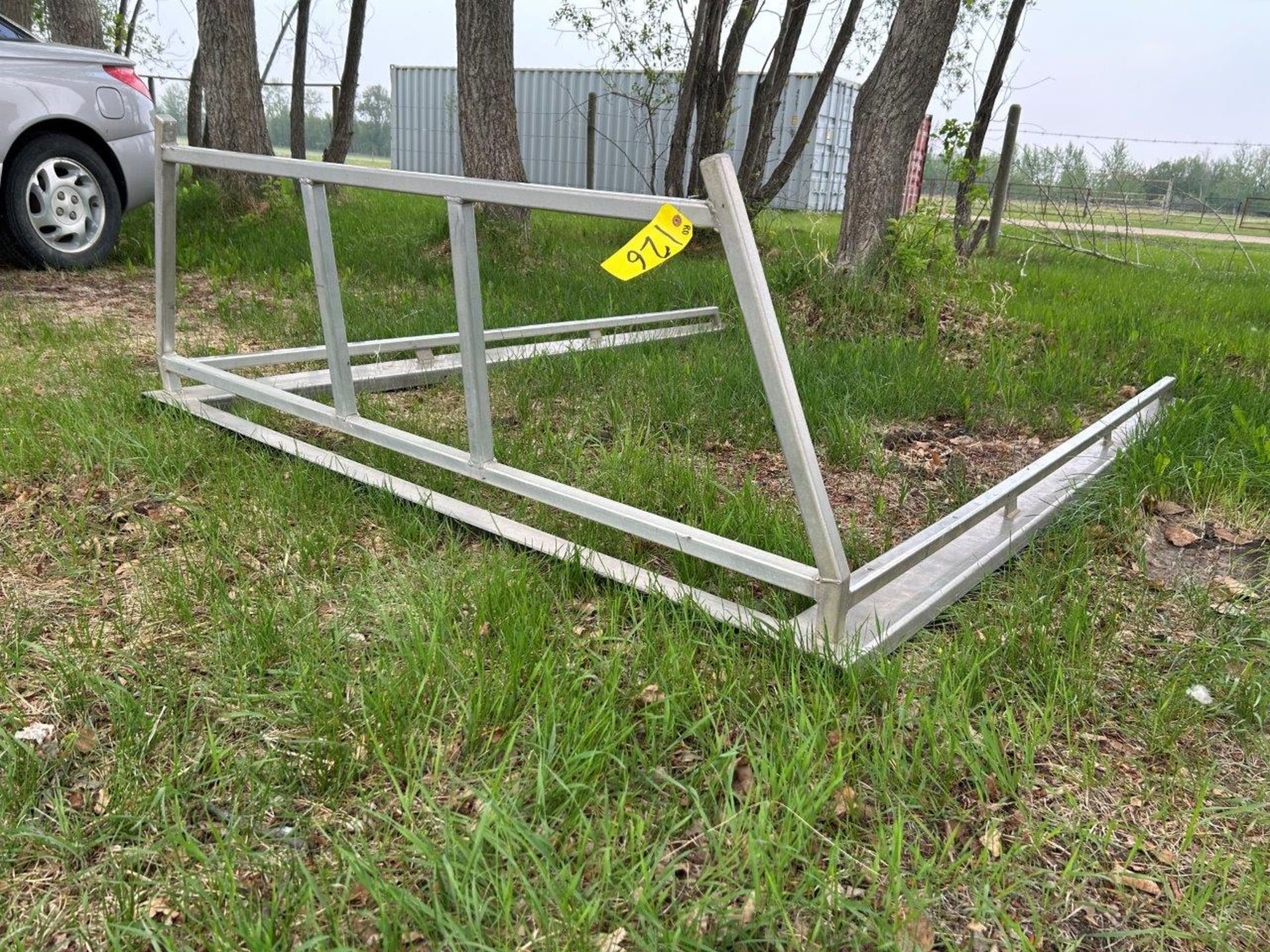 ALUMINUM HEADACHE RACK FOR 8 FT BOX - A47