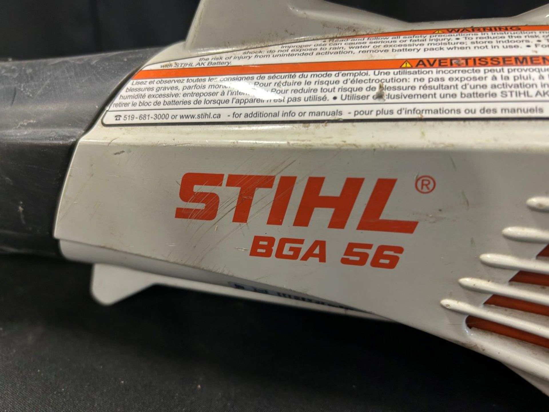 STIHL CORDLESS HANDHELD BLOWER (NO CHARGER) - Image 3 of 4