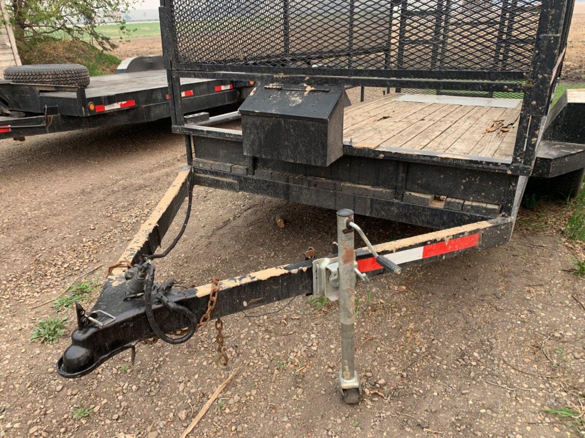 1990 SHOP BUILT S/A LANDSCAPE TRAILER - HD REAR LOADING RAMPS S/N 00000 - Image 6 of 10