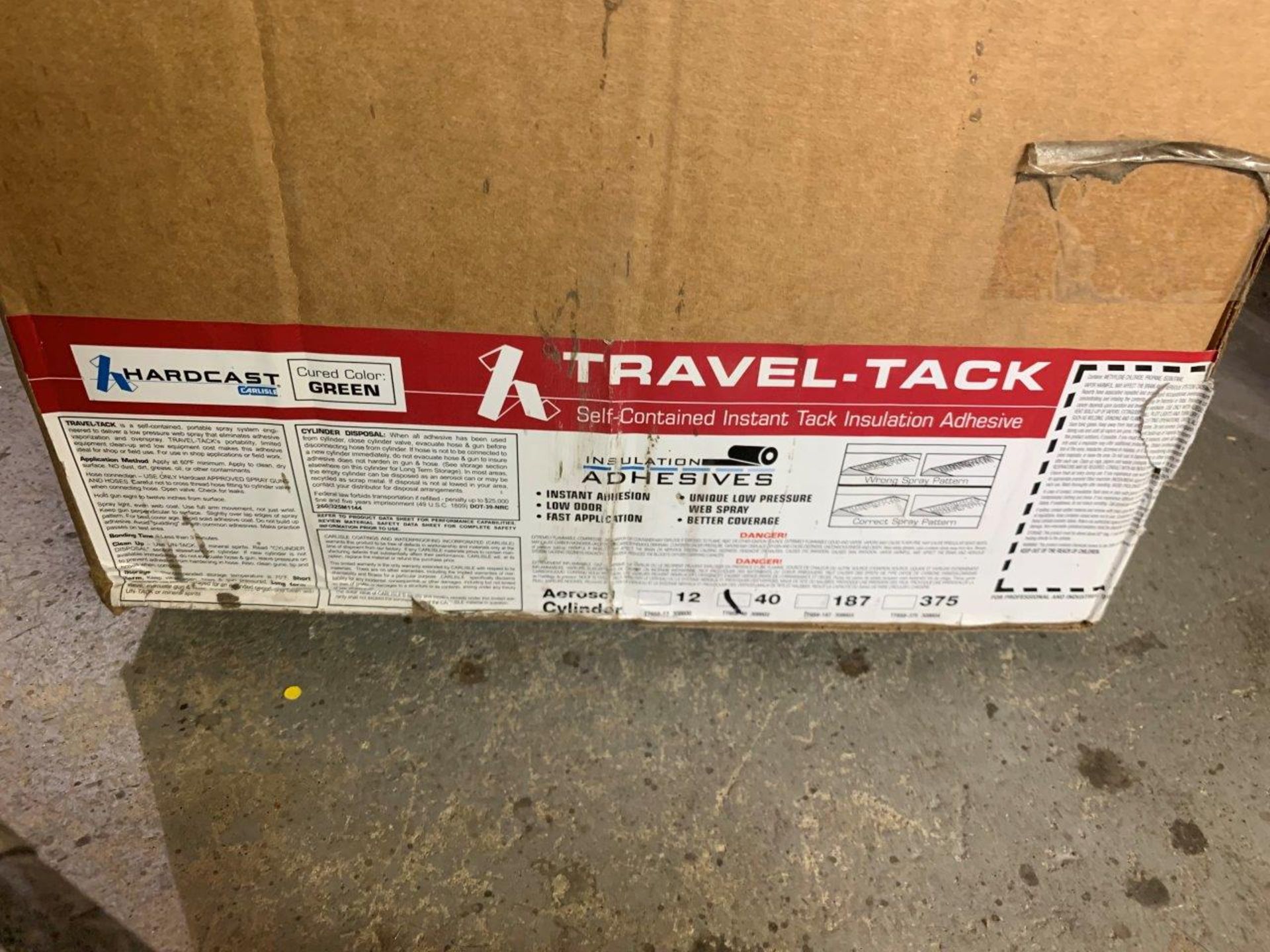 TRAVEL-TACK SELF CONTAINED INSTANT TACK INSULATION ADHESIVE W/ HOSE AND PISTOL GRIP APPLICATOR - Image 3 of 3