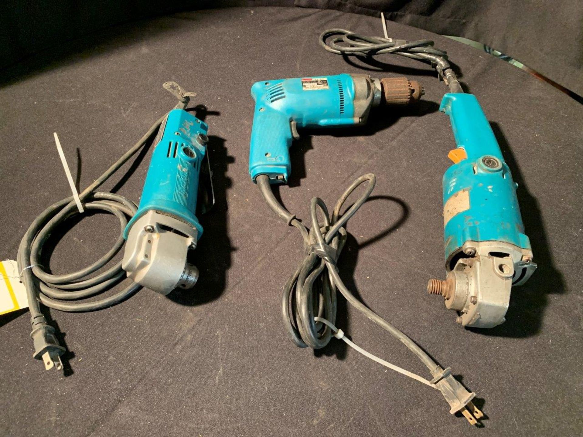 MAKITA 4.5" & 5" ELEC. ANGLE GRINDERS, MAKITA 3/8" ELEC. DRILL