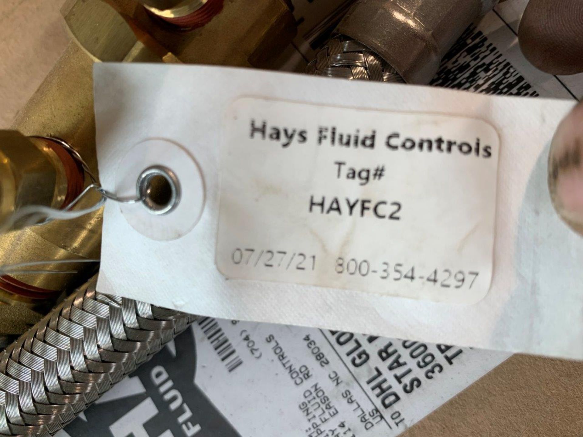 3-HAYS FLUID CONTROL WATER SOURCE HEAT PUMP AND FAN COIL CONNECTION KITS & P/O ASSORTED HARDWARE, - Image 3 of 6