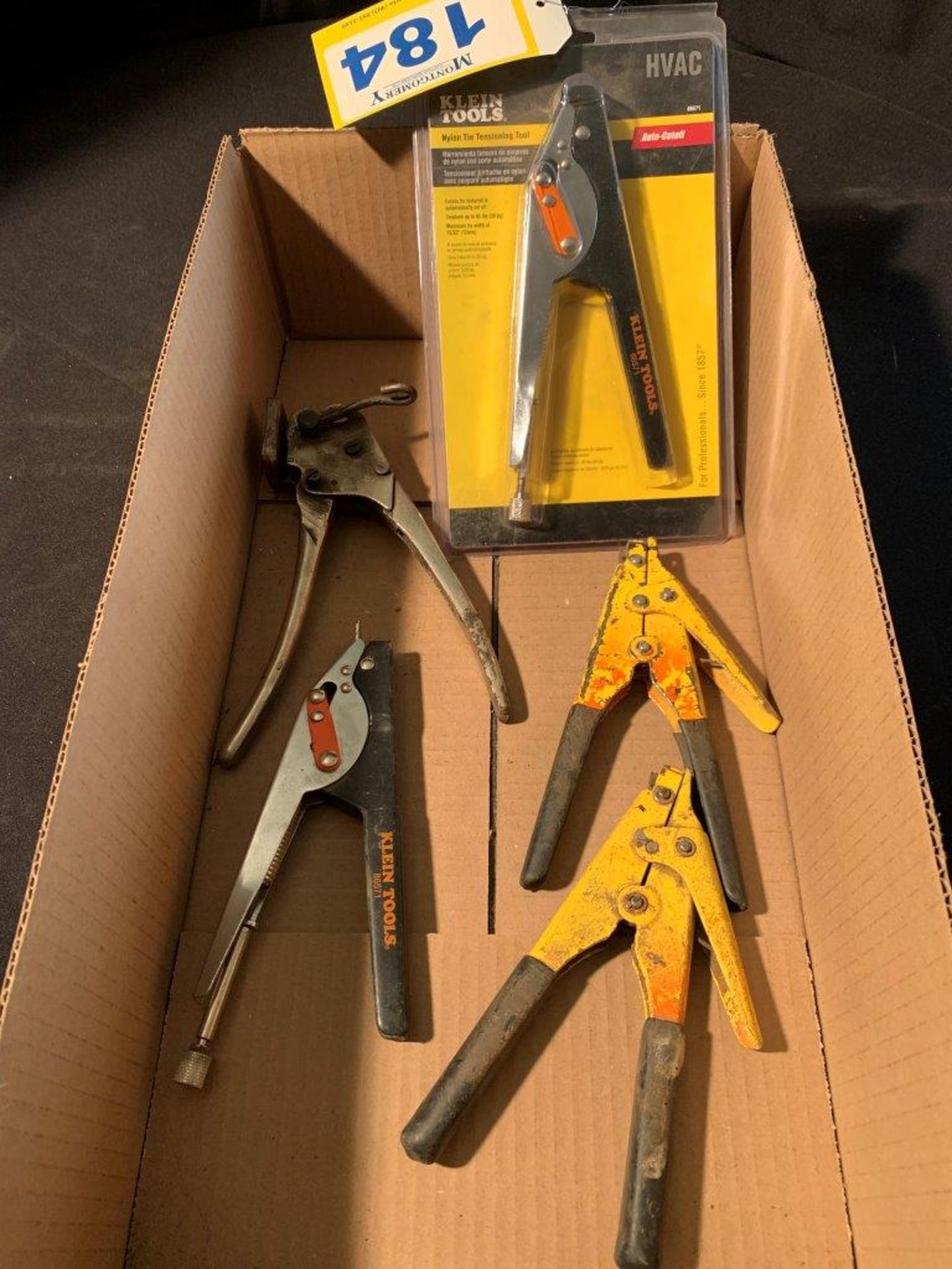 KLEIN AND ASSORTED NYLON TIE TENSIONING TOOLS