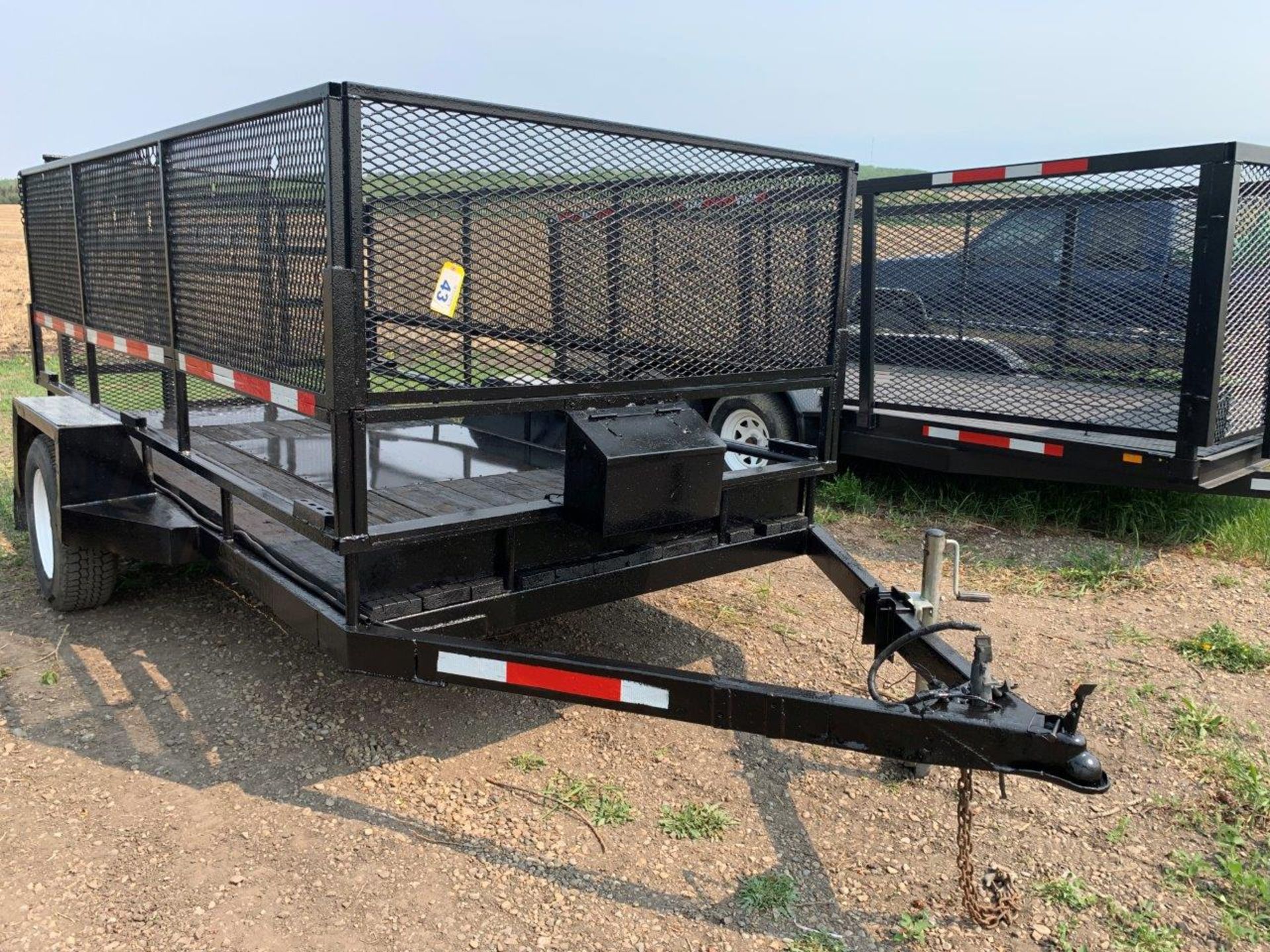 1990 SHOP BUILT S/A LANDSCAPE TRAILER - HD REAR LOADING RAMPS S/N 00000 - Image 9 of 10