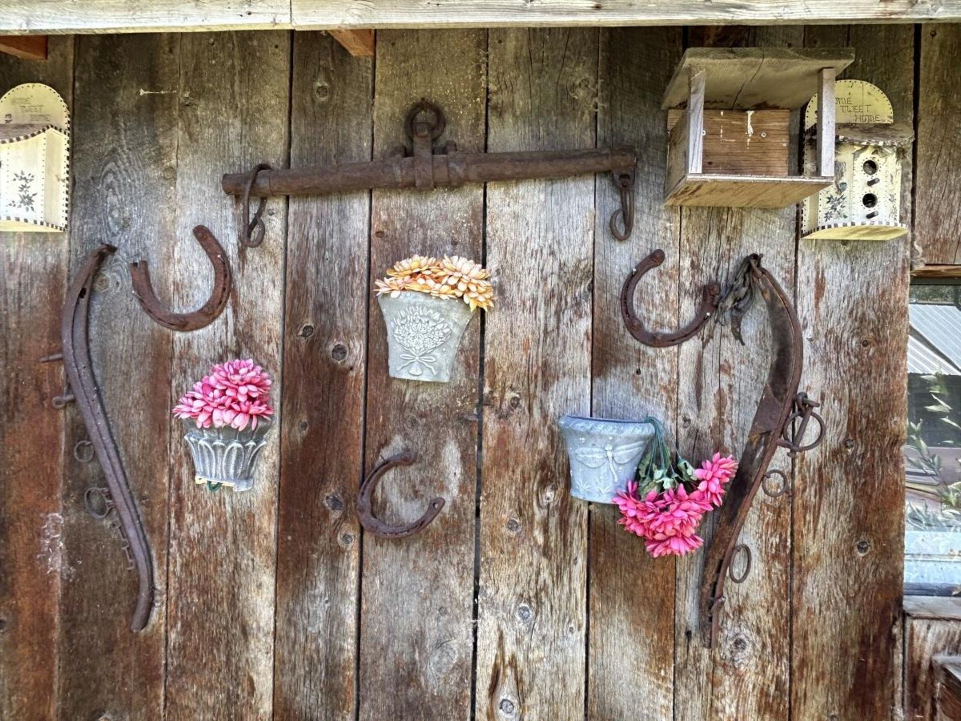 L/O - ANTIQUES ON EAST WALL OF BARN & ON GROUND - Image 10 of 10