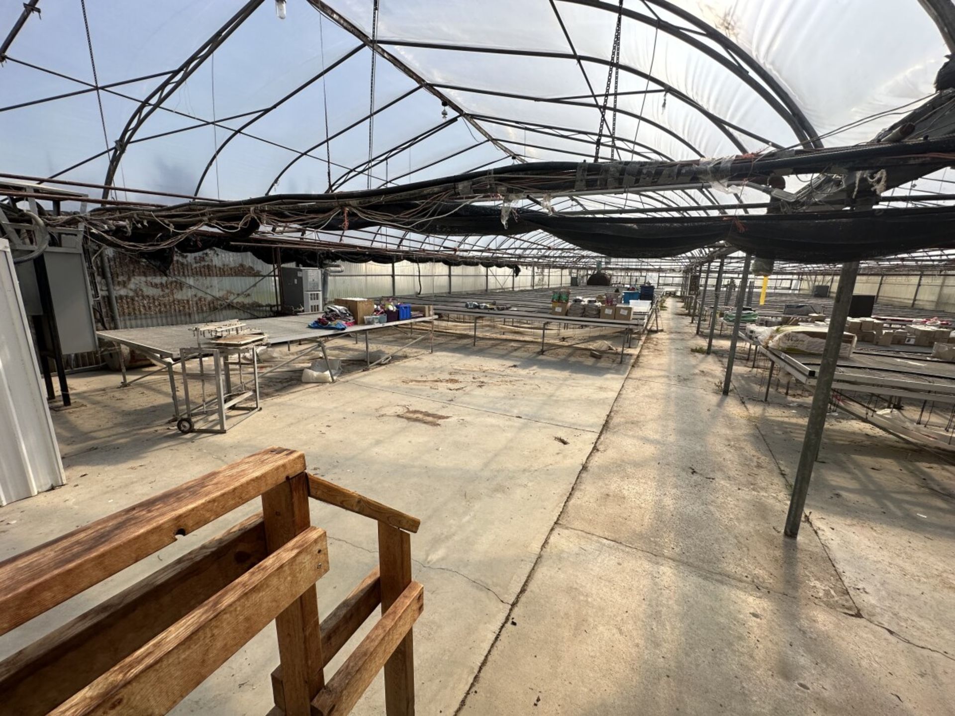 WESTBROOK GUTTER CONNECT 2-BAY GREENHOUSE 60FT X 144FT X 96” H & 2-BAY 60FT X 72 FT X 96”, INCLUDING - Image 34 of 95