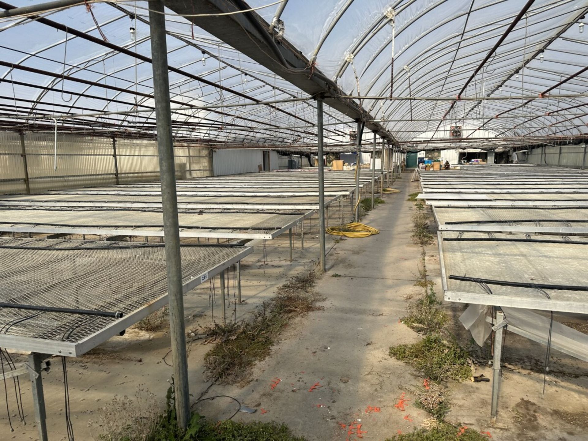 WESTBROOK GUTTER CONNECT 2-BAY GREENHOUSE 60FT X 144FT X 96” H & 2-BAY 60FT X 72 FT X 96”, INCLUDING - Image 70 of 95