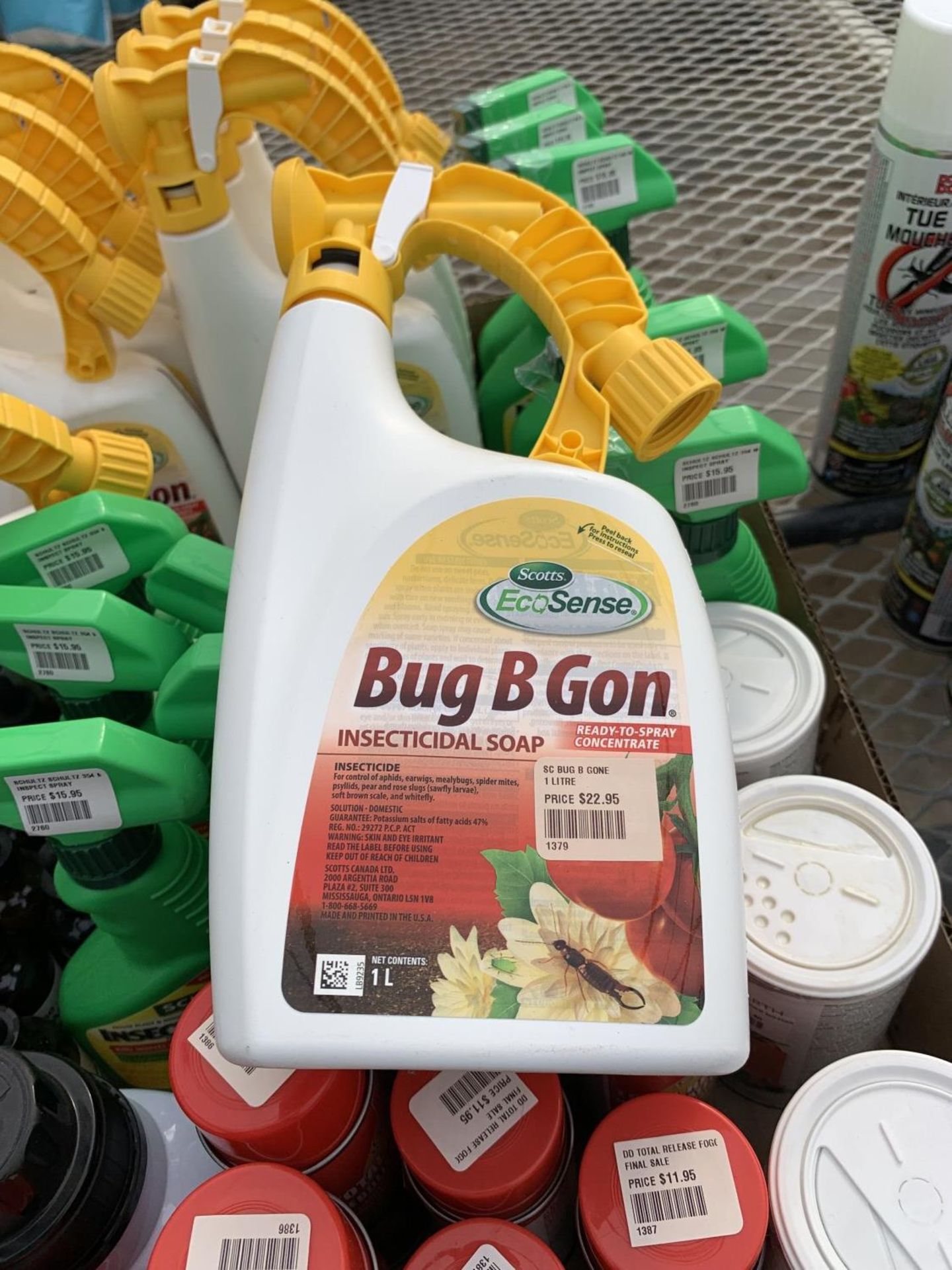 ECOSENSE BUG B GON, SCHULTZ INSECT SPRAY, DOKTOR DOOM TOTAL RELEASE FOGGER, GREEN EARTH GARDEN - Image 5 of 7