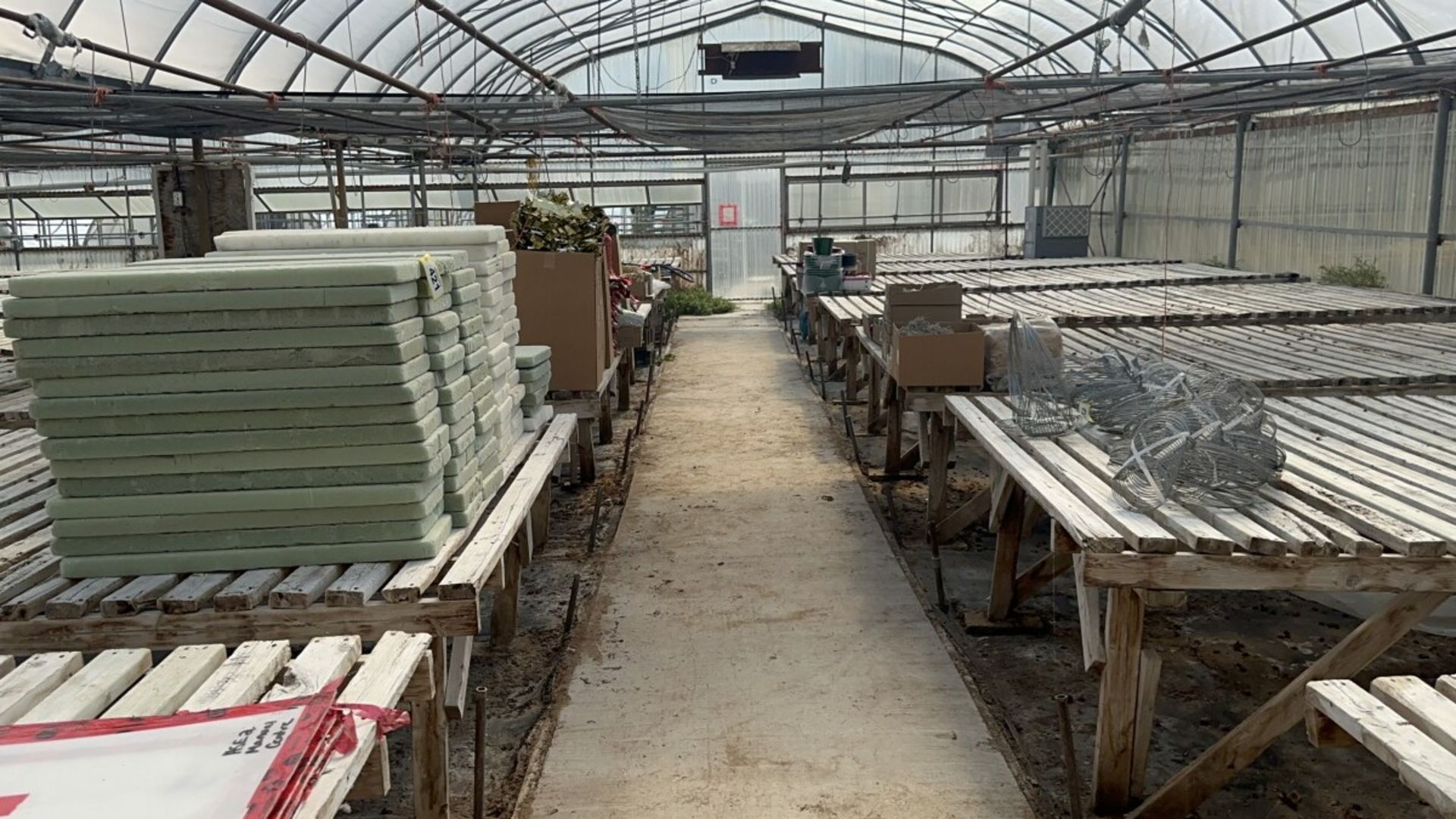 WESTBROOK GUTTER CONNECT 2-BAY GREENHOUSE 60FT X 144FT X 96” H & 2-BAY 60FT X 72 FT X 96”, INCLUDING - Image 85 of 95