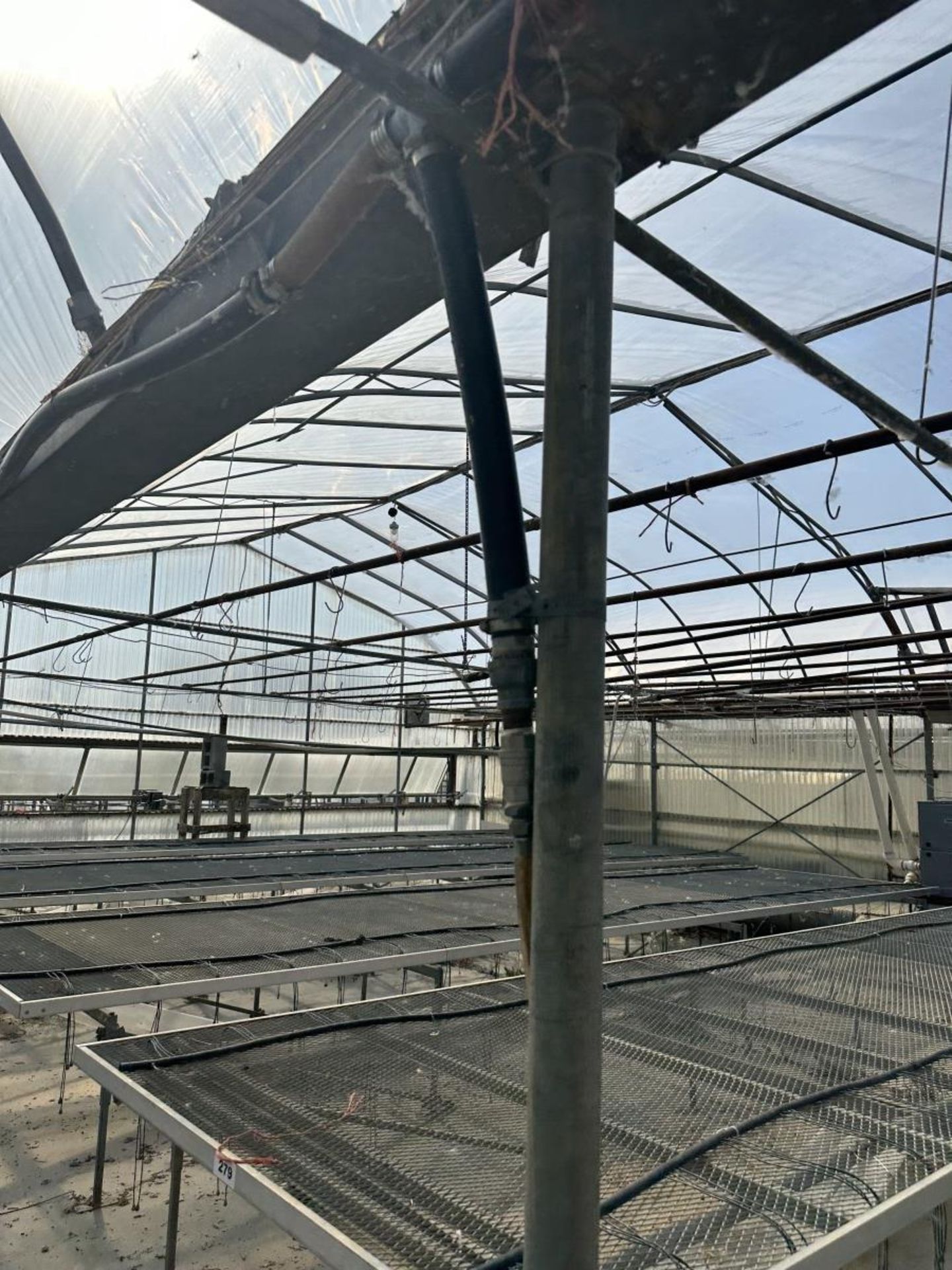 WESTBROOK GUTTER CONNECT 2-BAY GREENHOUSE 60FT X 144FT X 96” H & 2-BAY 60FT X 72 FT X 96”, INCLUDING - Image 59 of 95