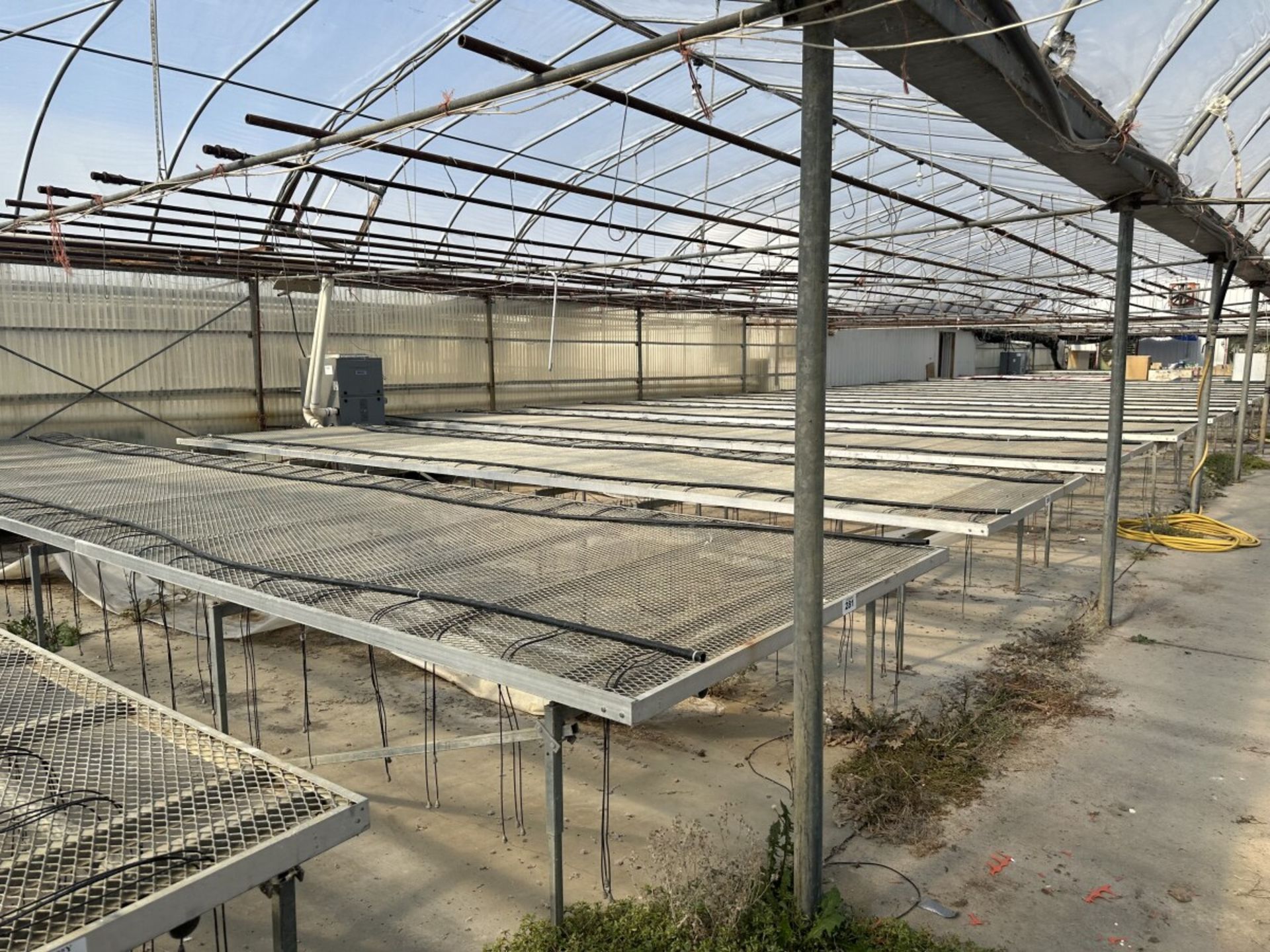 WESTBROOK GUTTER CONNECT 2-BAY GREENHOUSE 60FT X 144FT X 96” H & 2-BAY 60FT X 72 FT X 96”, INCLUDING - Image 69 of 95
