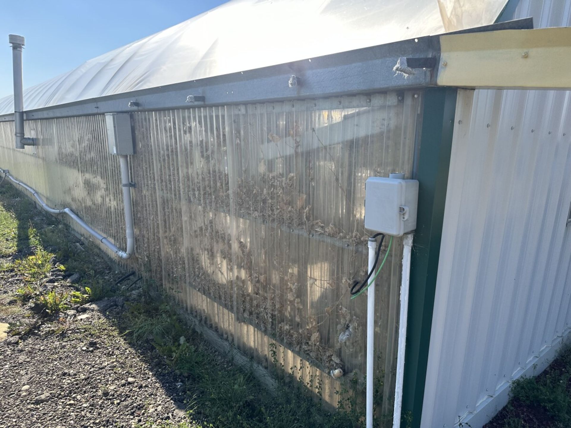 WESTBROOK GUTTER CONNECT 2-BAY GREENHOUSE 60FT X 144FT X 96” H & 2-BAY 60FT X 72 FT X 96”, INCLUDING - Image 3 of 95