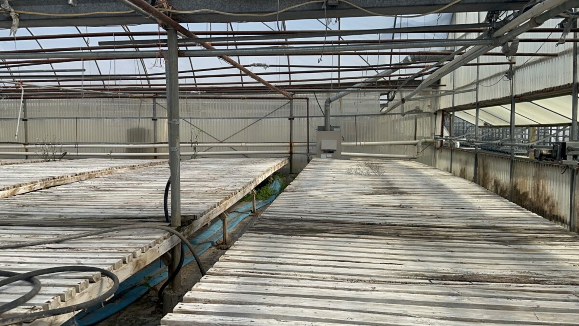 WESTBROOK GUTTER CONNECT 2-BAY GREENHOUSE 60FT X 144FT X 96” H & 2-BAY 60FT X 72 FT X 96”, INCLUDING - Image 92 of 95